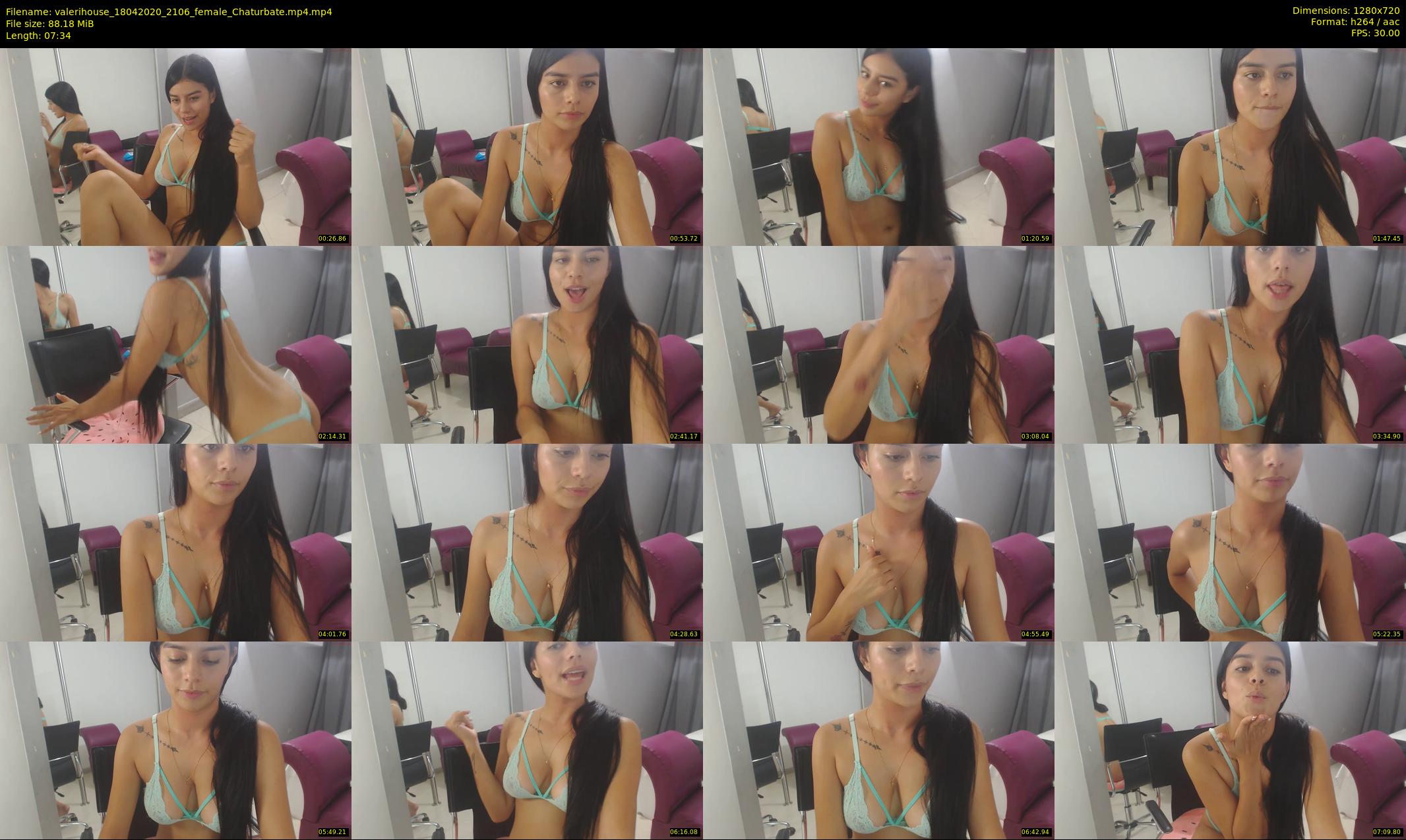 valerihouse — 8 minute Chaturbate female cam show recording, 720p, Apr 18, 2020