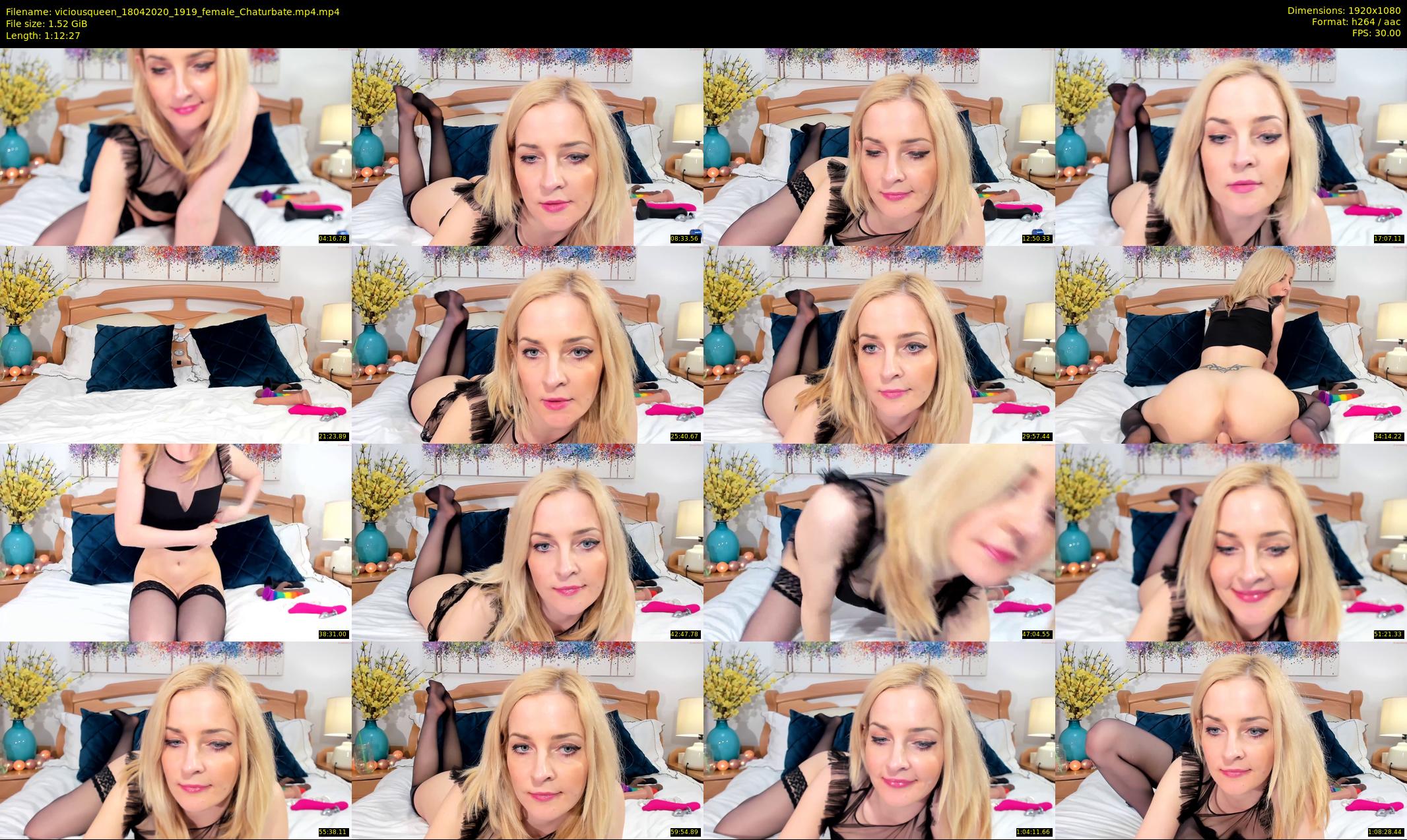viciousqueen — 73 minute Chaturbate female cam show recording, 1080p, Apr 18, 2020