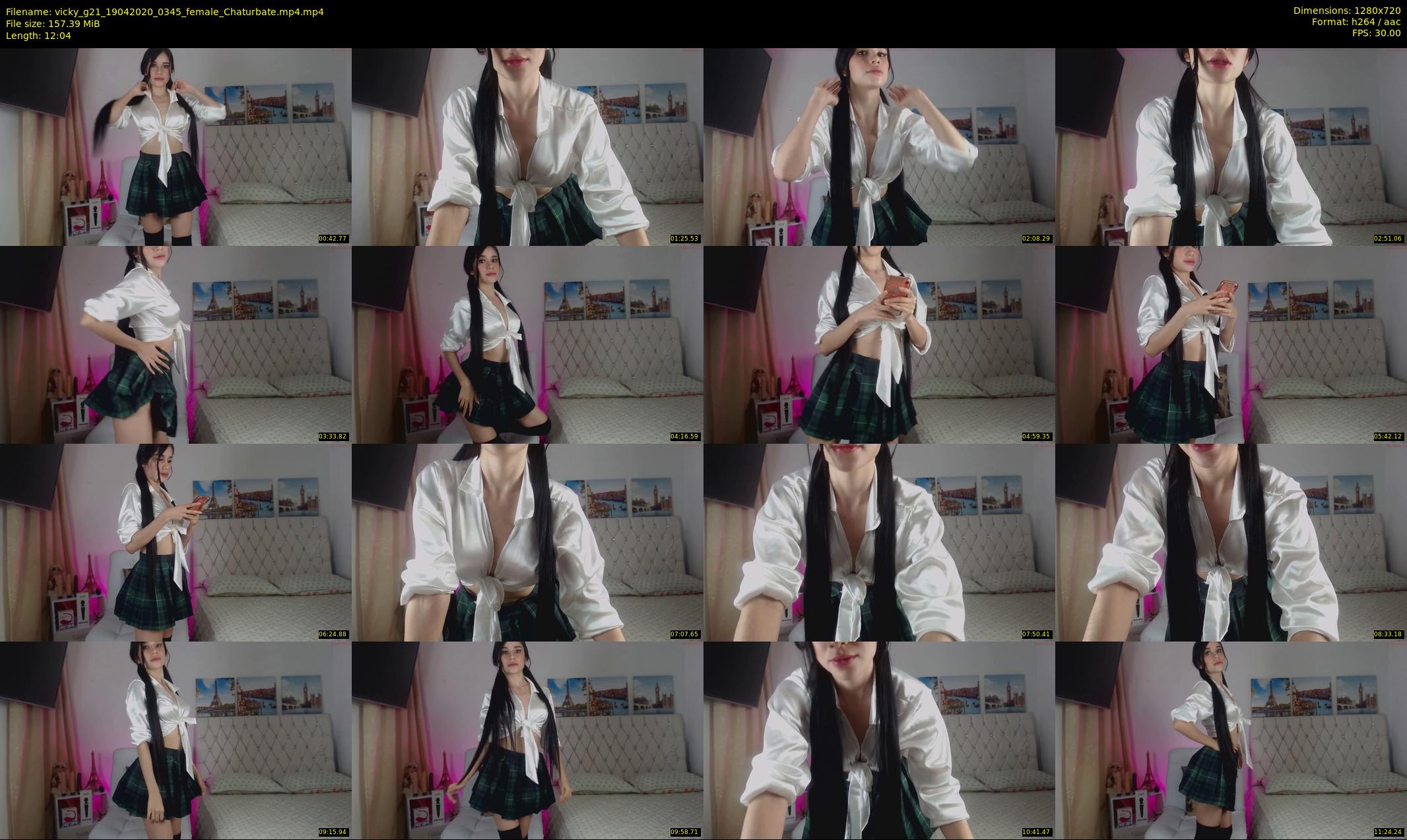 vicky_g21 — 13 minute Chaturbate female cam show recording, 720p, Apr 19, 2020