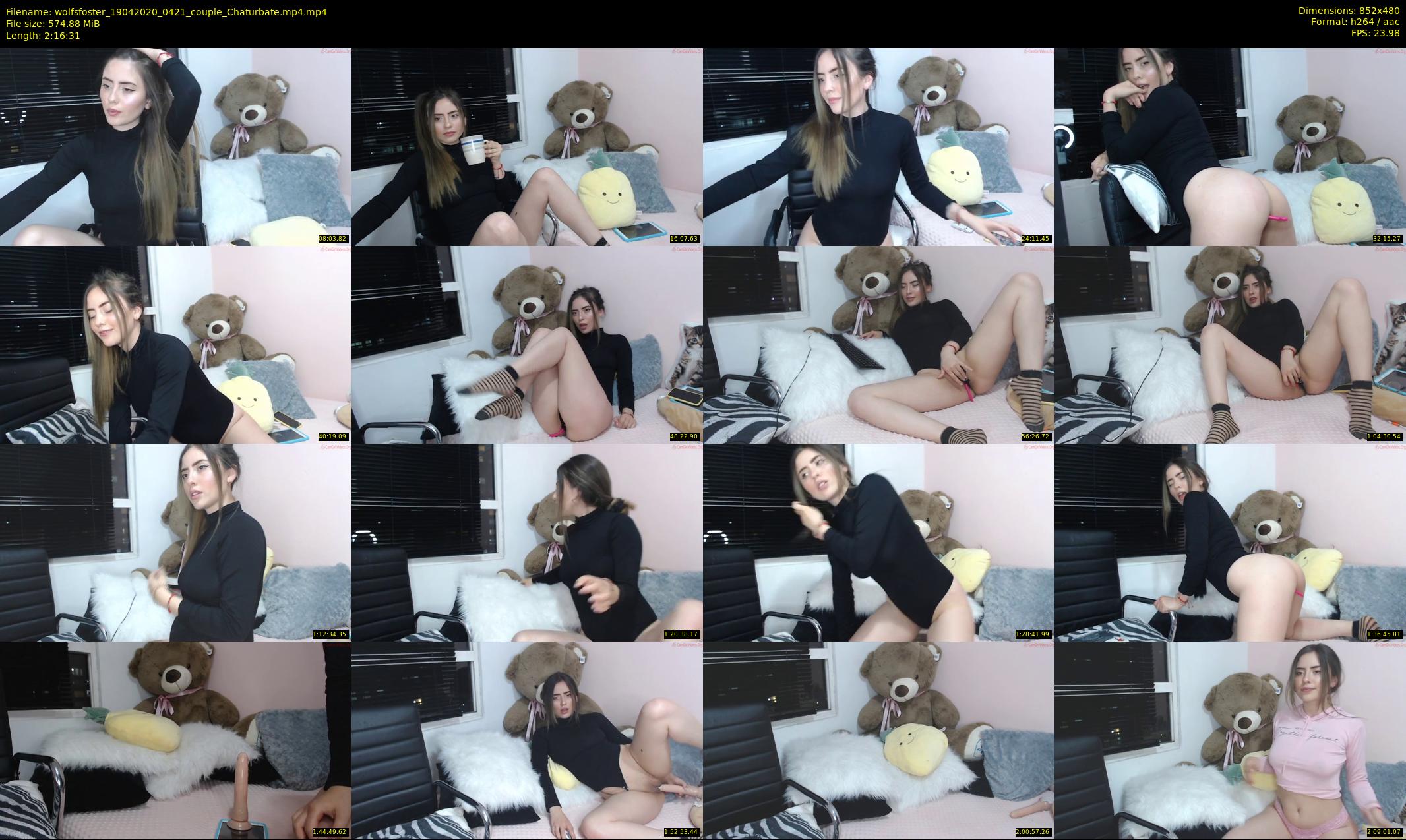 wolfsfoster — 137 minute Chaturbate couple cam show recording, 480p, Apr 19, 2020