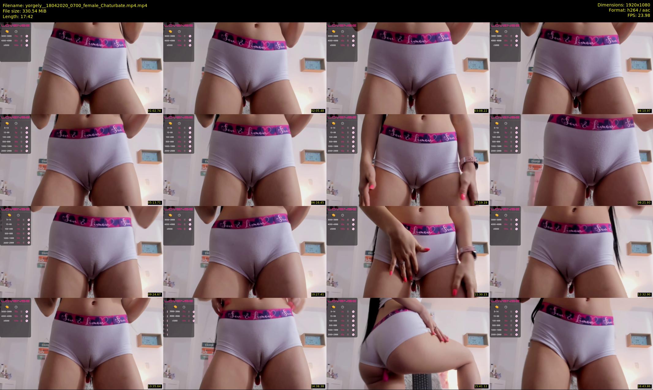 yorgely_ — 18 minute Chaturbate female cam show recording, 1080p, Apr 18, 2020