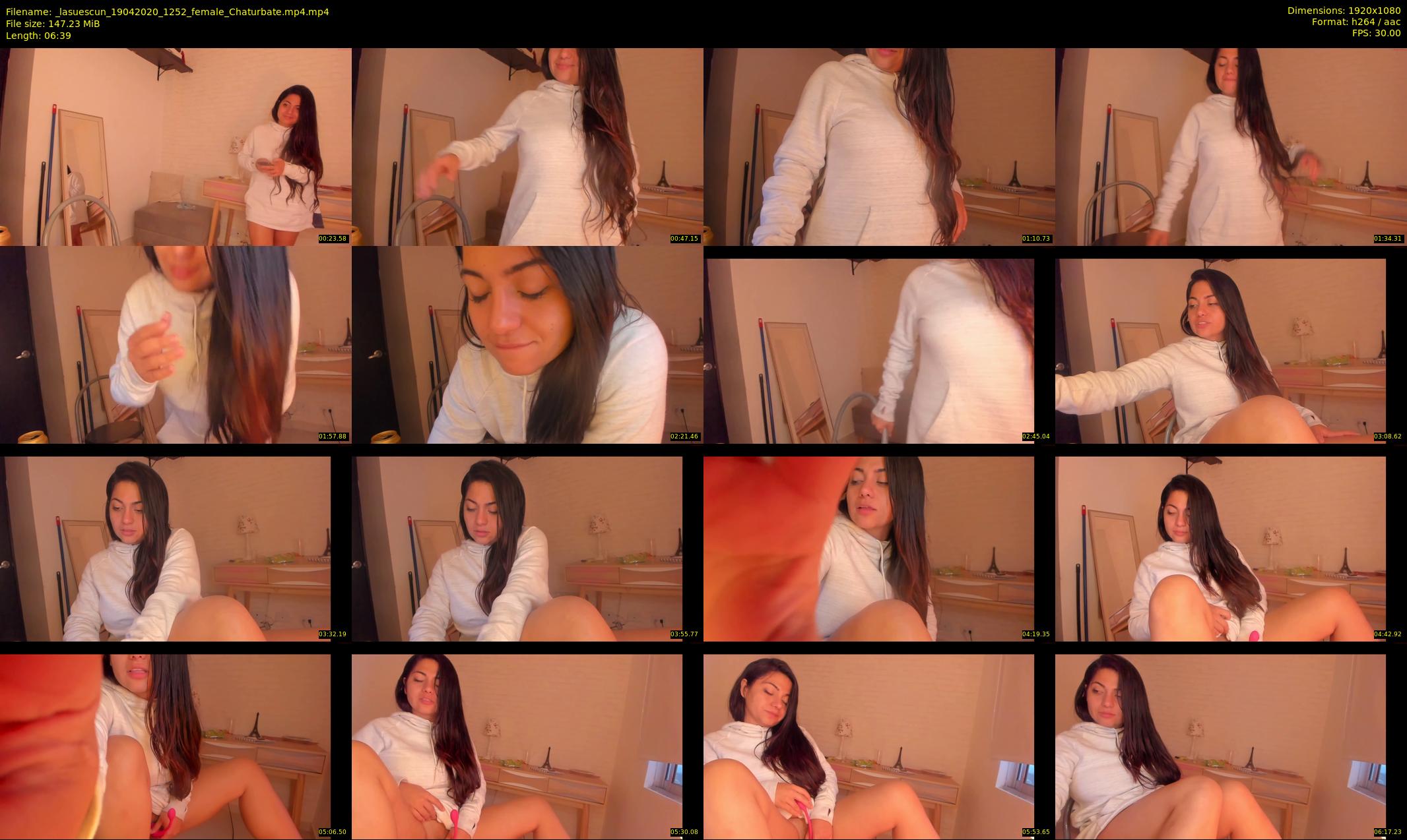 _lasuescun — 7 minute Chaturbate female cam show recording, 1080p, Apr 19, 2020
