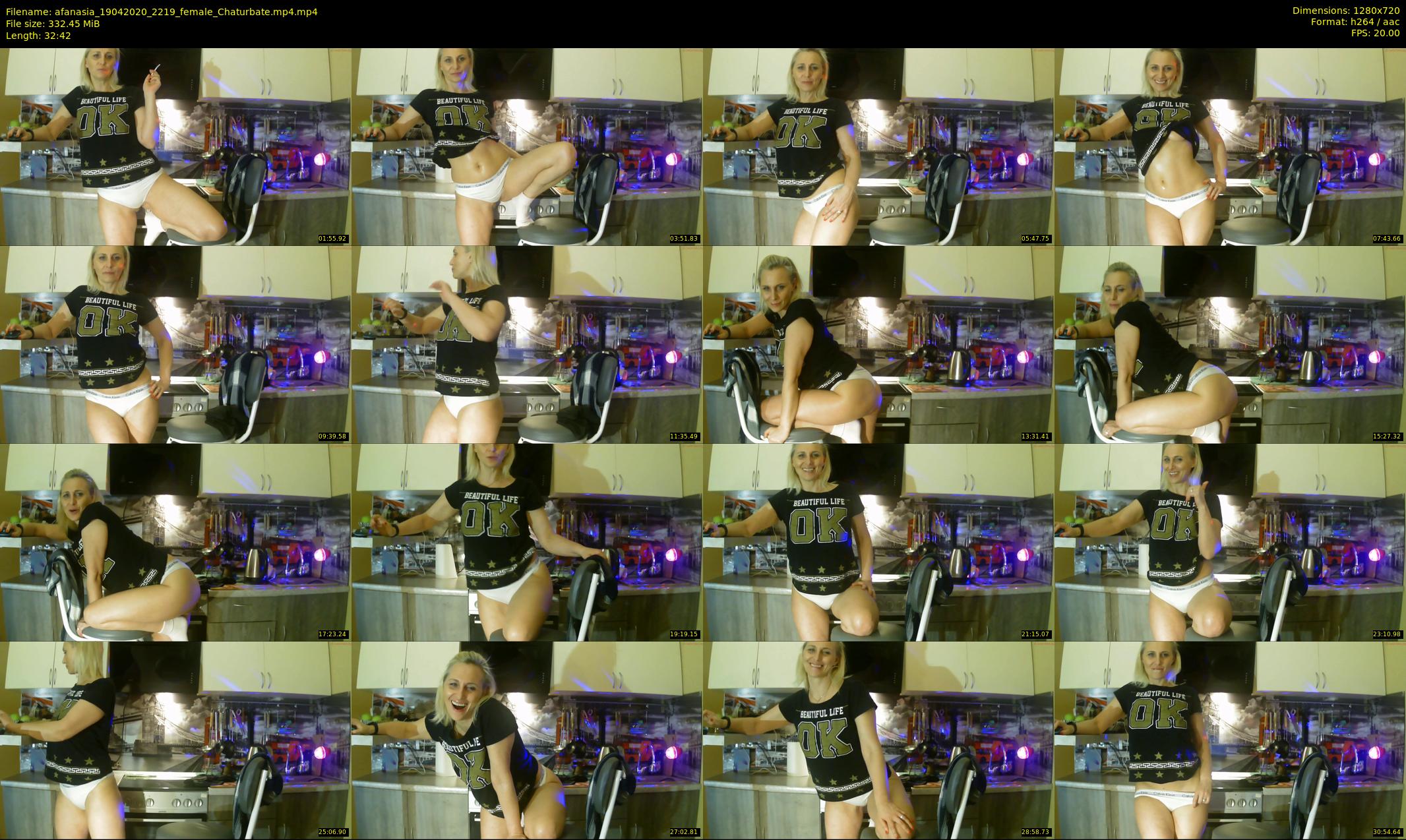 afanasia — 33 minute Chaturbate female cam show recording, 720p, Apr 19, 2020