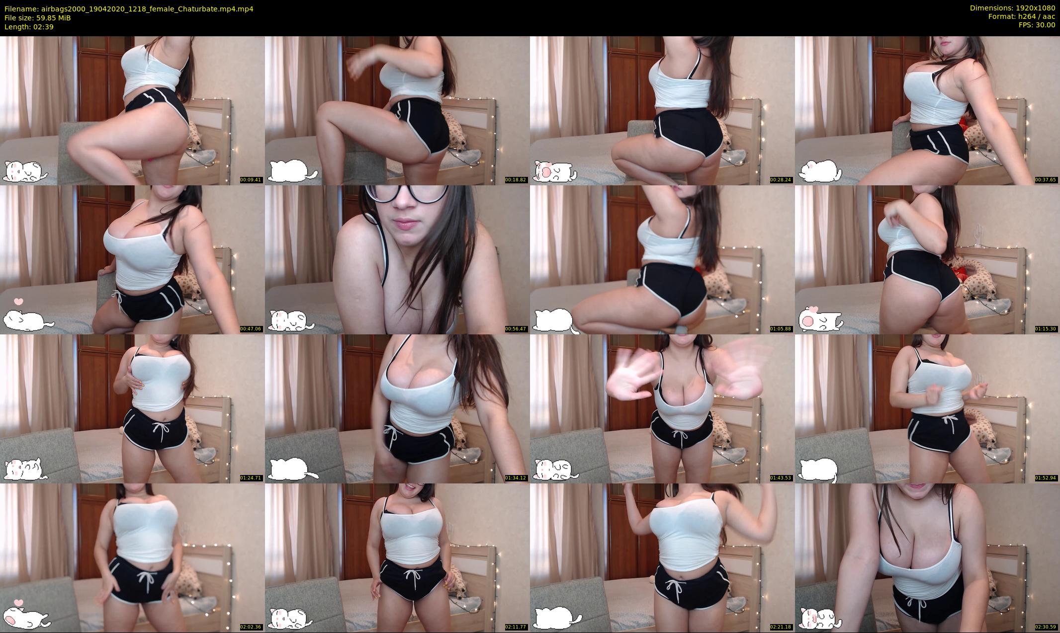airbags2000 — 3 minute Chaturbate female cam show recording, 1080p, Apr 19, 2020
