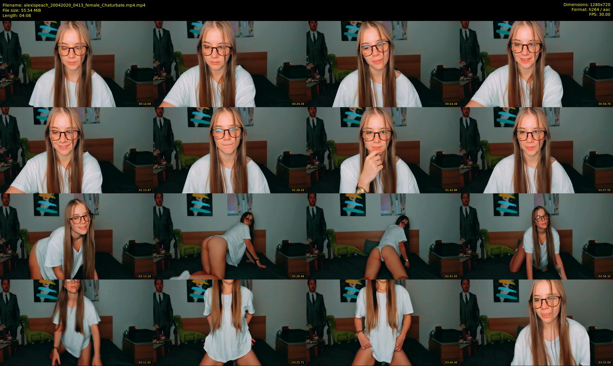 alexispeach — 5 minute Chaturbate female cam show recording, 720p, Apr 20, 2020