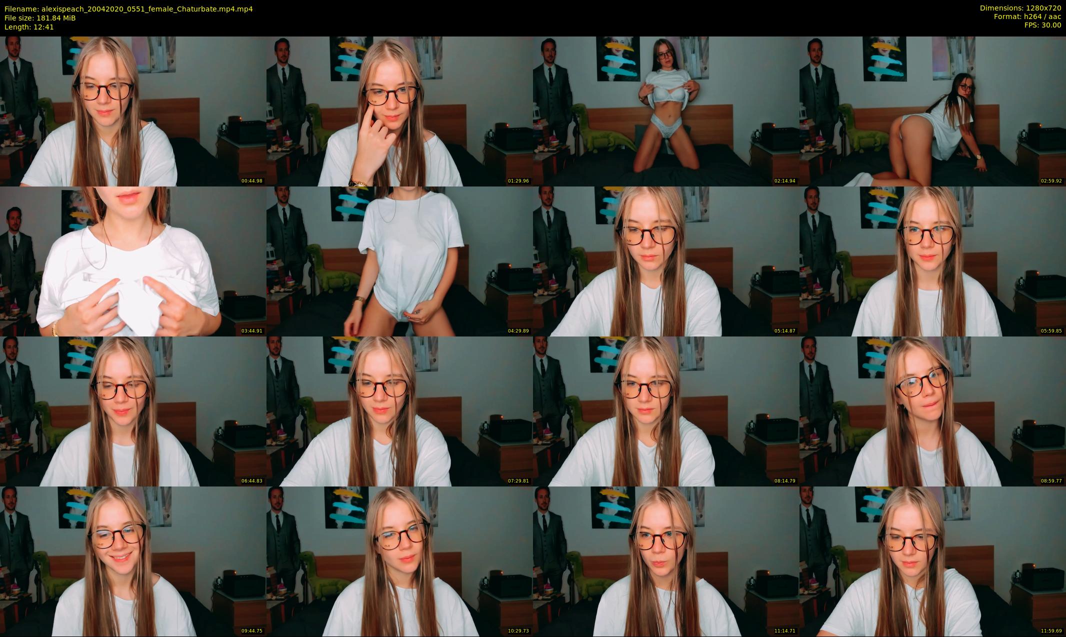 alexispeach — 13 minute Chaturbate female cam show recording, 720p, Apr 20, 2020
