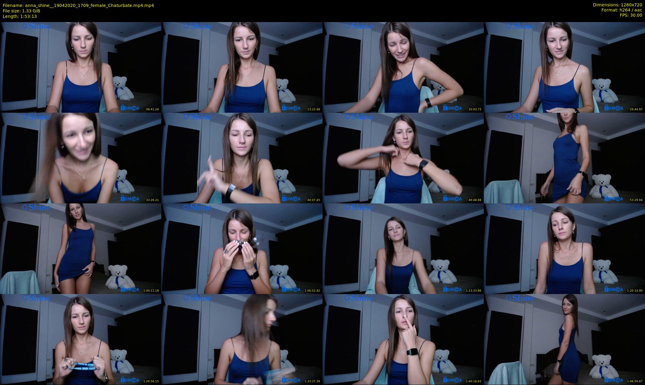 anna_shine_ — 114 minute Chaturbate female cam show recording, 720p, Apr 19, 2020