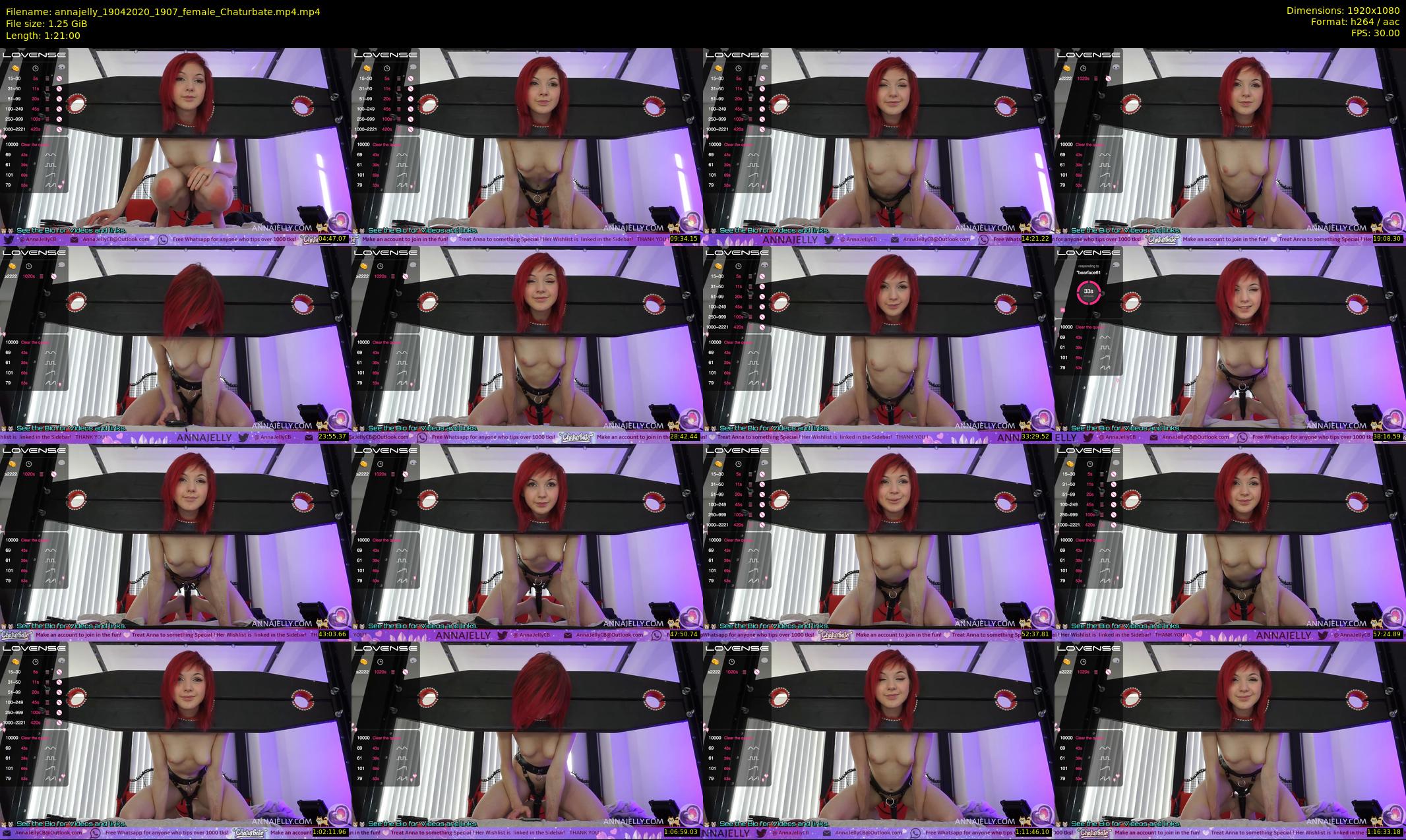 annajelly — 81 minute Chaturbate couple cam show recording, 1080p, Apr 19, 2020