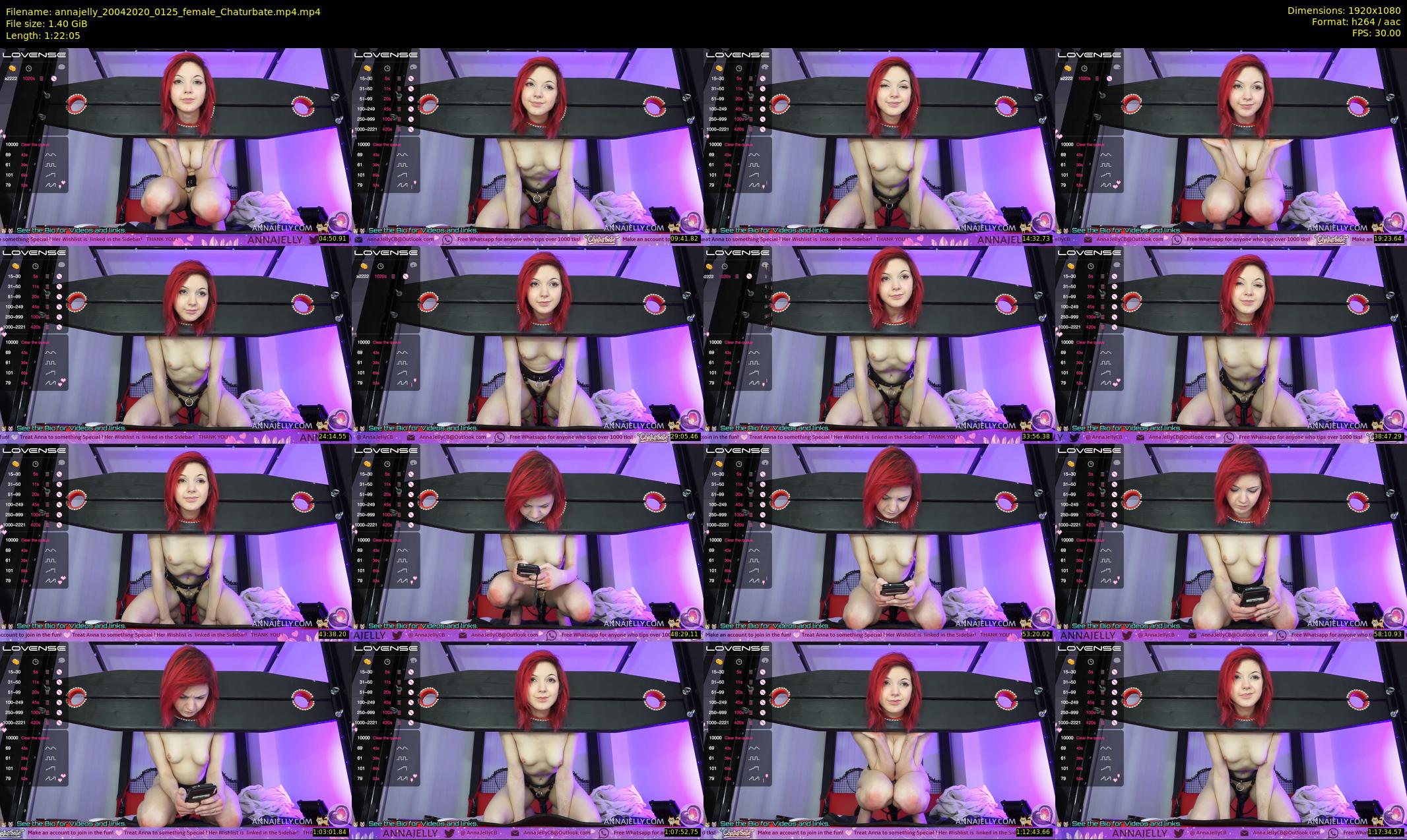 annajelly — 83 minute Chaturbate couple cam show recording, 1080p, Apr 20, 2020