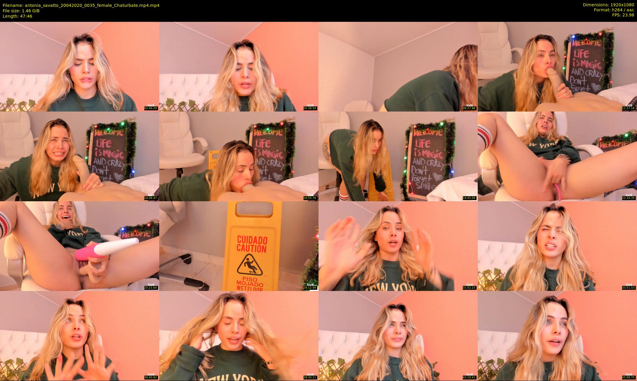 antonia_savatto — 48 minute Chaturbate female cam show recording, 1080p, Apr 20, 2020