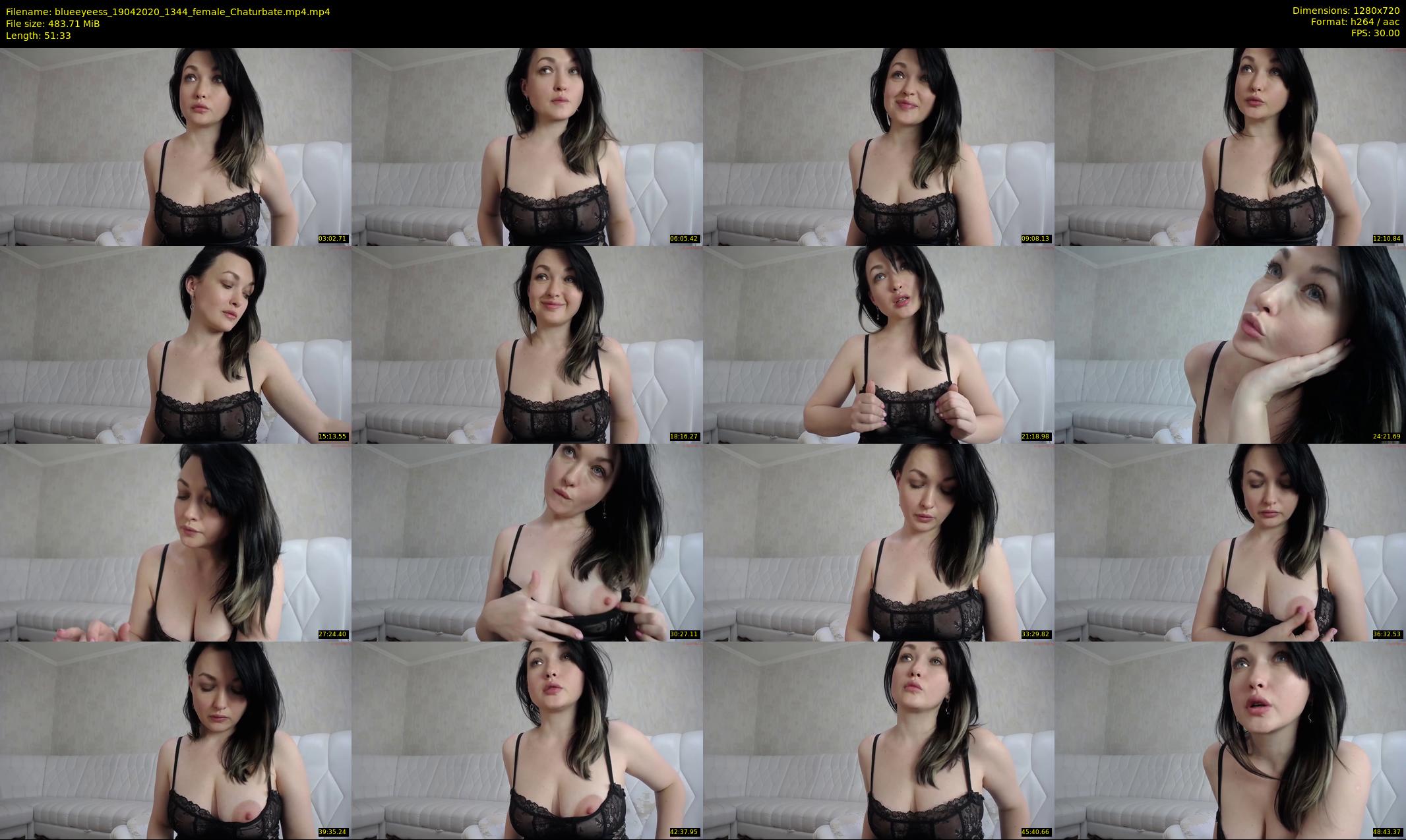blueeyeess — 52 minute Chaturbate female cam show recording, 720p, Apr 19, 2020