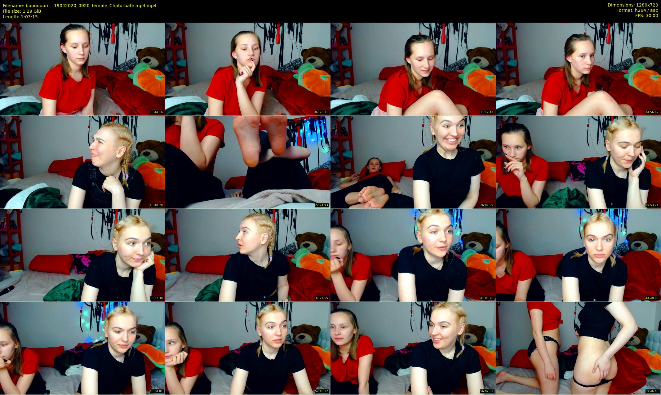 boooooom_ — 64 minute Chaturbate female cam show recording, 720p, Apr 19, 2020