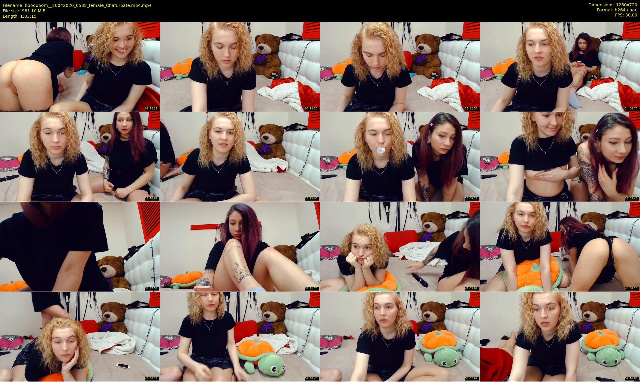 boooooom_ — 64 minute Chaturbate female cam show recording, 720p, Apr 20, 2020