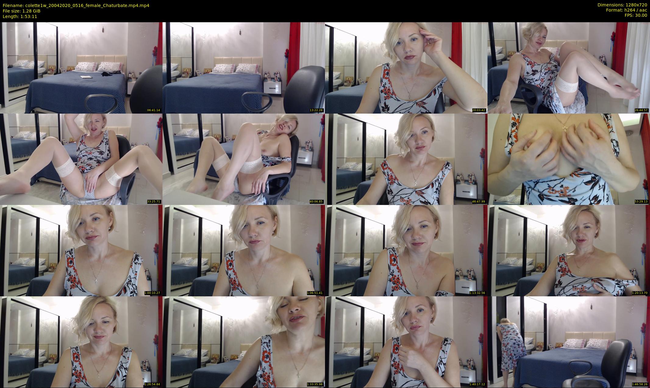 colette1w — 114 minute Chaturbate female cam show recording, 720p, Apr 20, 2020