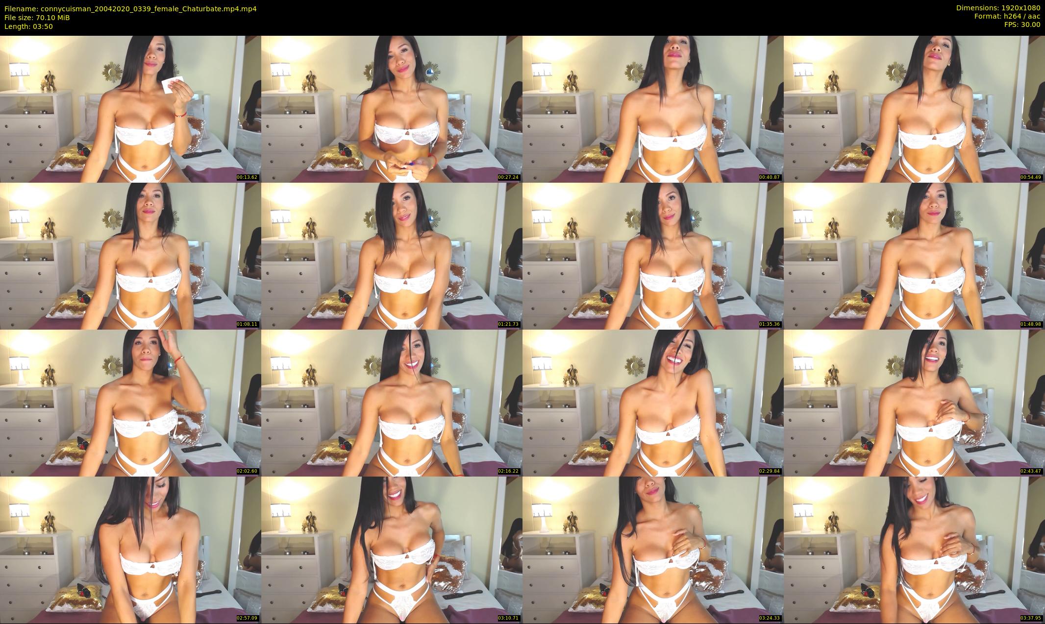 connycuisman — 4 minute Chaturbate female cam show recording, 1080p, Apr 20, 2020