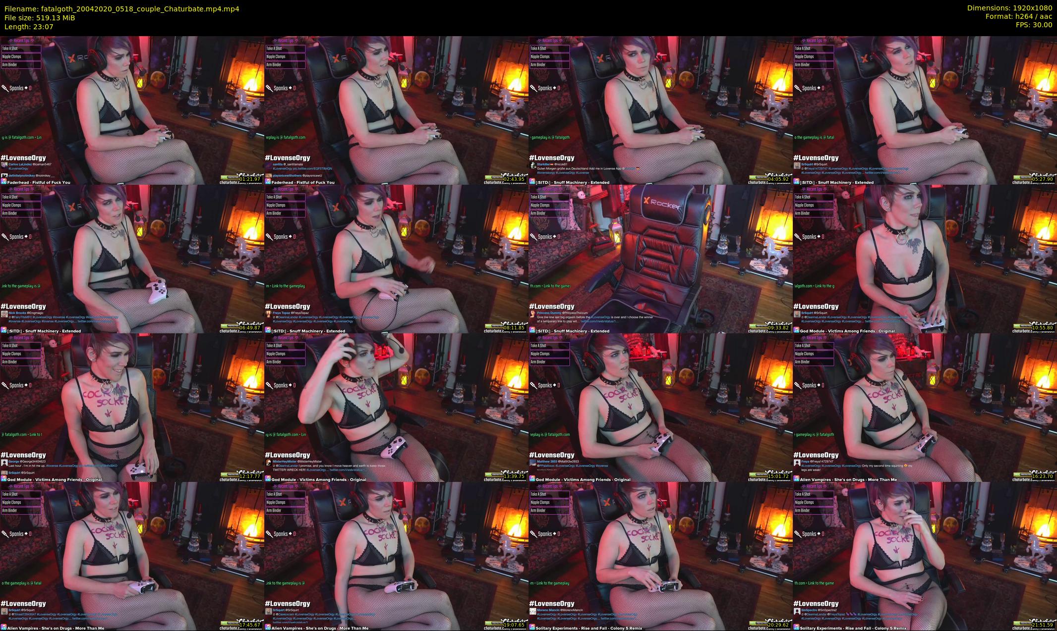 fatalgoth — 24 minute Chaturbate couple cam show recording, 1080p, Apr 20, 2020