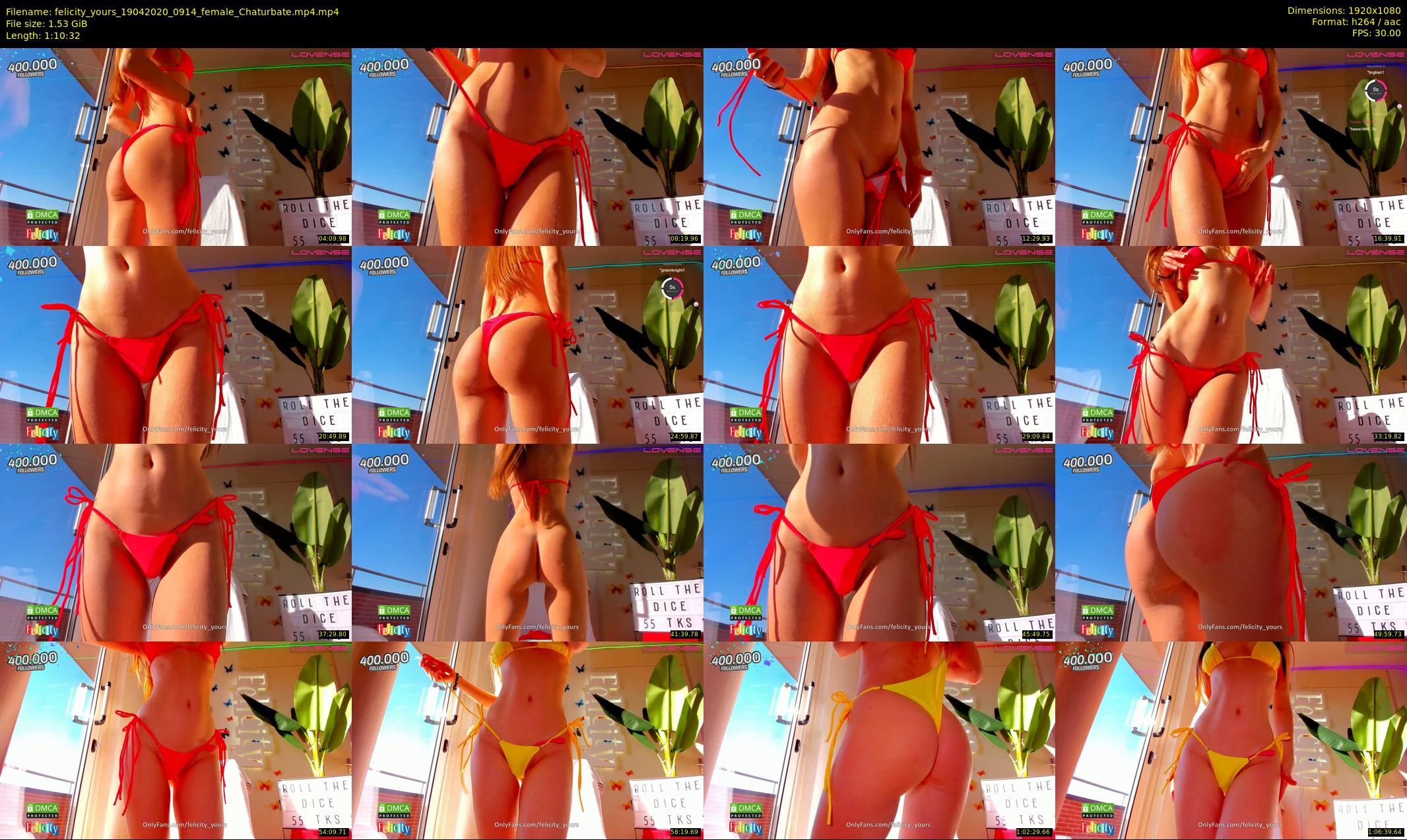 felicity_yours — 71 minute Chaturbate female cam show recording, 1080p, Apr 19, 2020