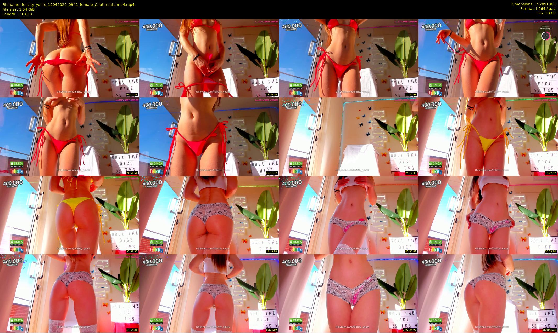 felicity_yours — 71 minute Chaturbate female cam show recording, 1080p, Apr 19, 2020