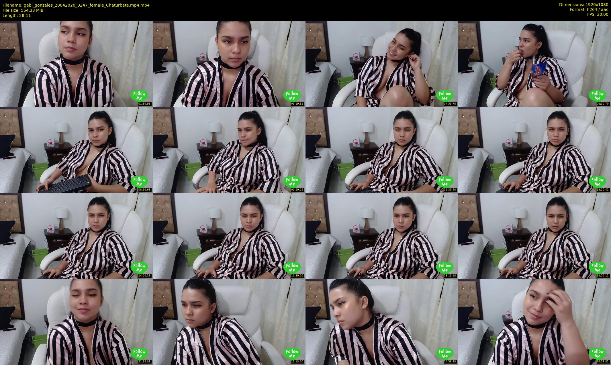 gabi_gonzales — 29 minute Chaturbate female cam show recording, 1080p, Apr 20, 2020