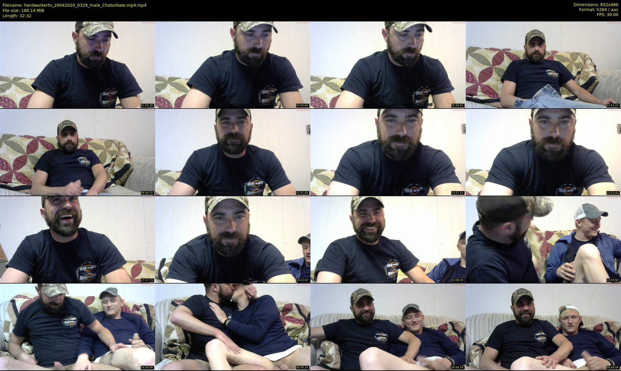 hardworkertn — 33 minute Chaturbate male cam show recording, 480p, Apr 20, 2020