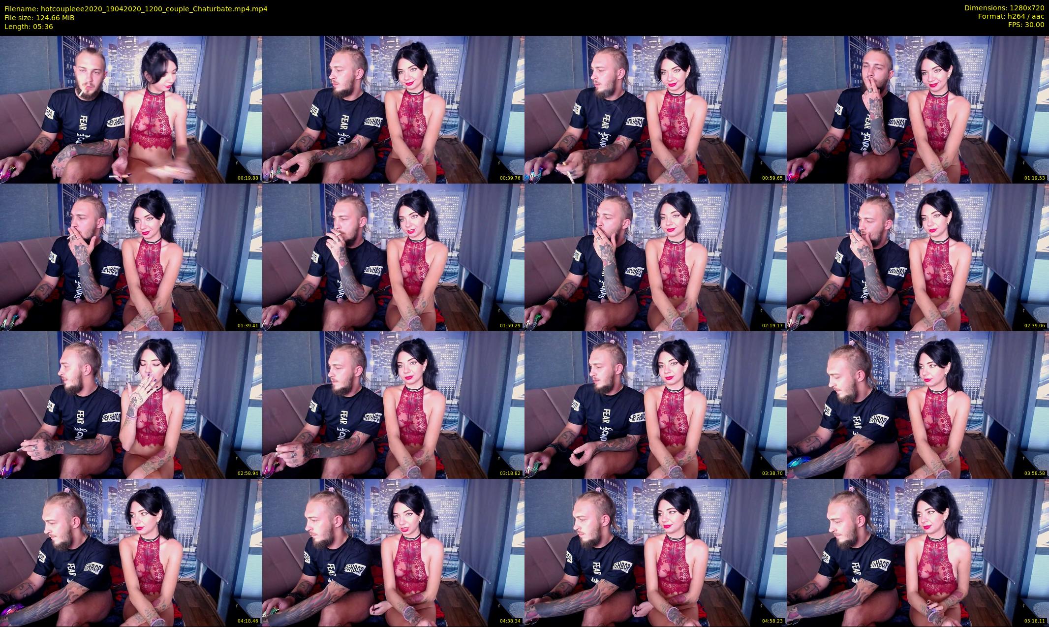 hotcoupleee2020 — 6 minute Chaturbate couple cam show recording, 720p, Apr 19, 2020