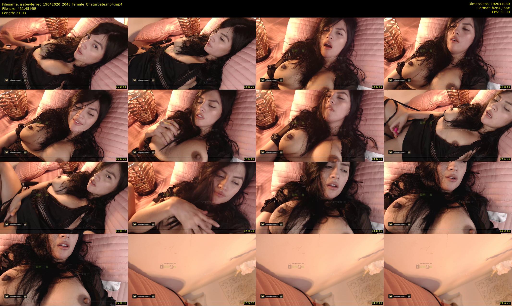 isabeyferrec — 22 minute Chaturbate female cam show recording, 1080p, Apr 19, 2020
