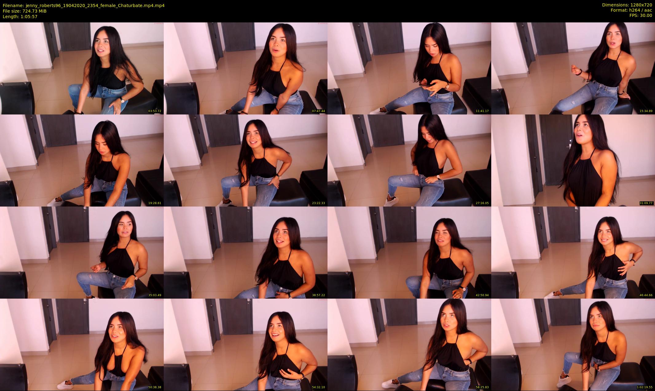 jenny_roberts96 — 66 minute Chaturbate female cam show recording, 720p, Apr 19, 2020