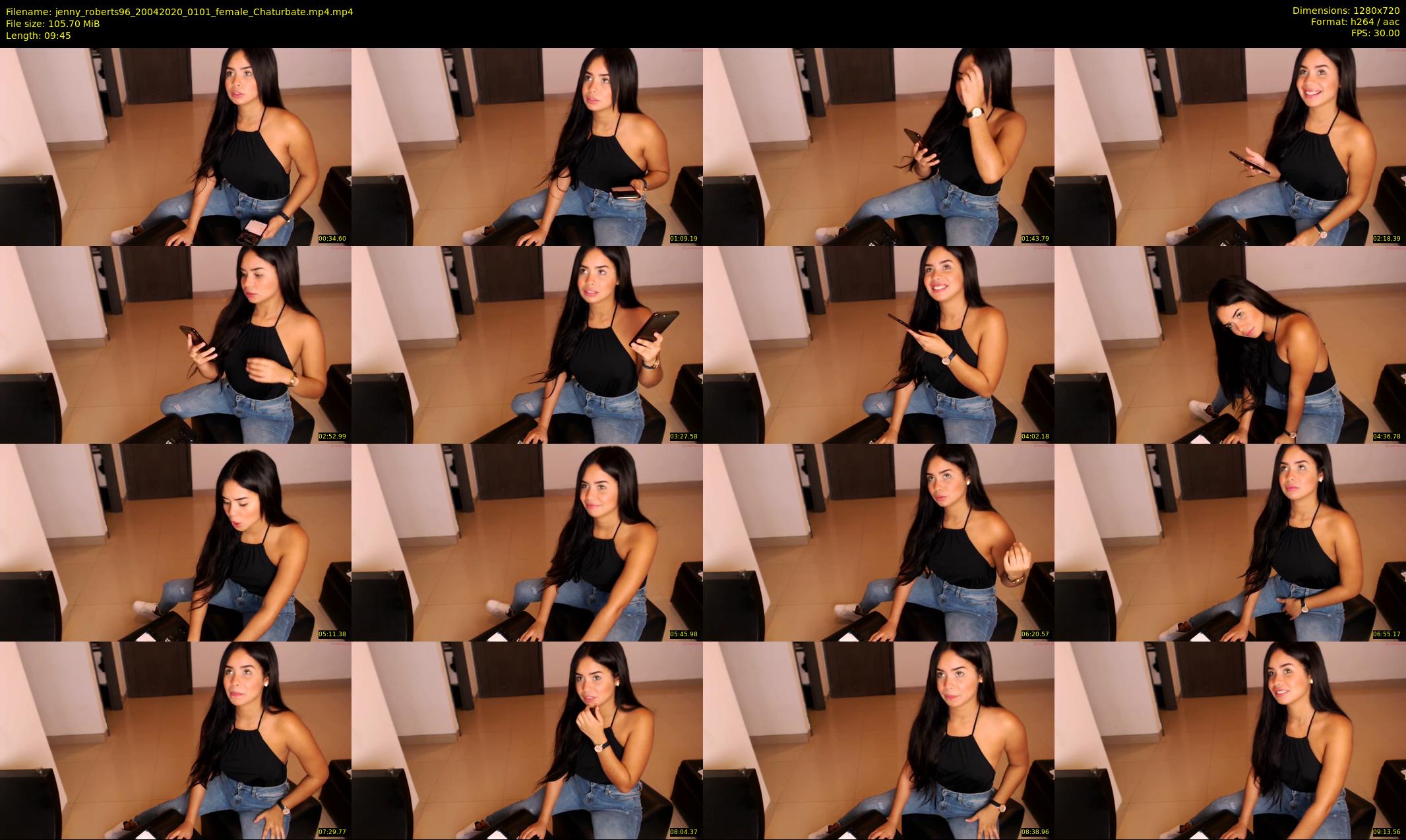 jenny_roberts96 — 10 minute Chaturbate female cam show recording, 720p, Apr 20, 2020