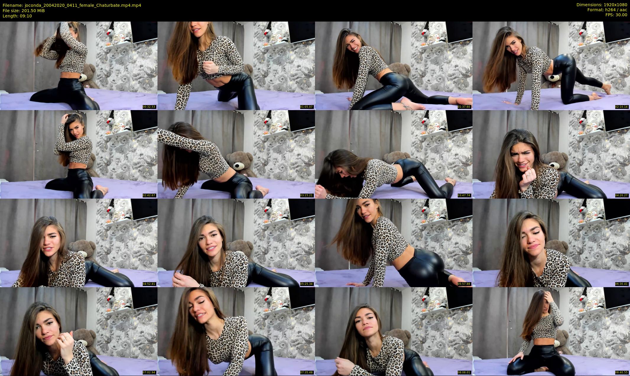 joconda — 10 minute Chaturbate female cam show recording, 1080p, Apr 20, 2020