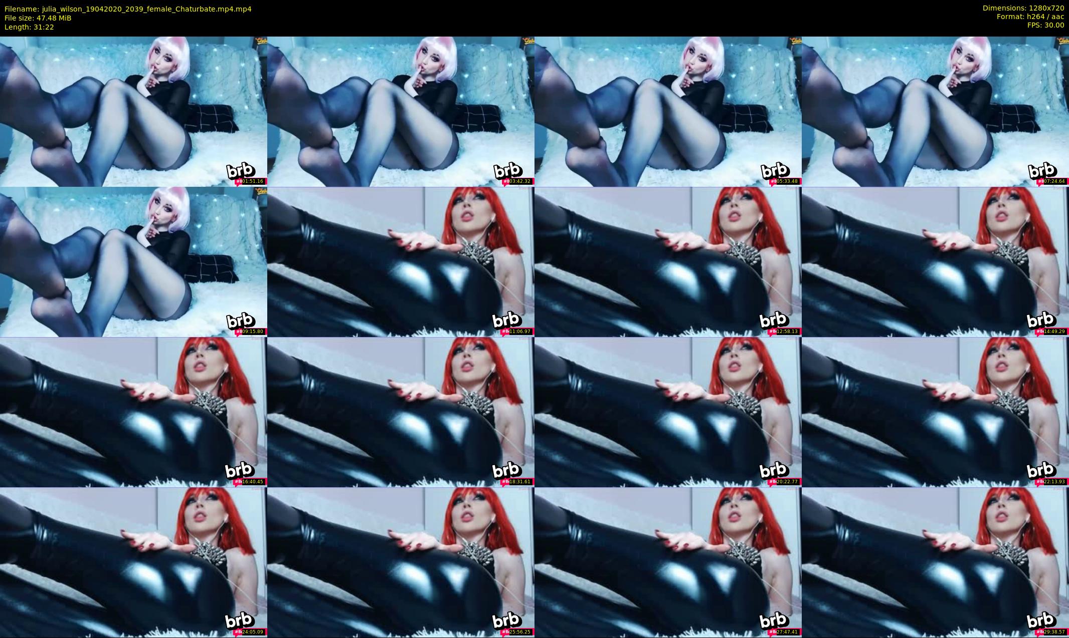 julia_wilson — 32 minute Chaturbate female cam show recording, 720p, Apr 19, 2020