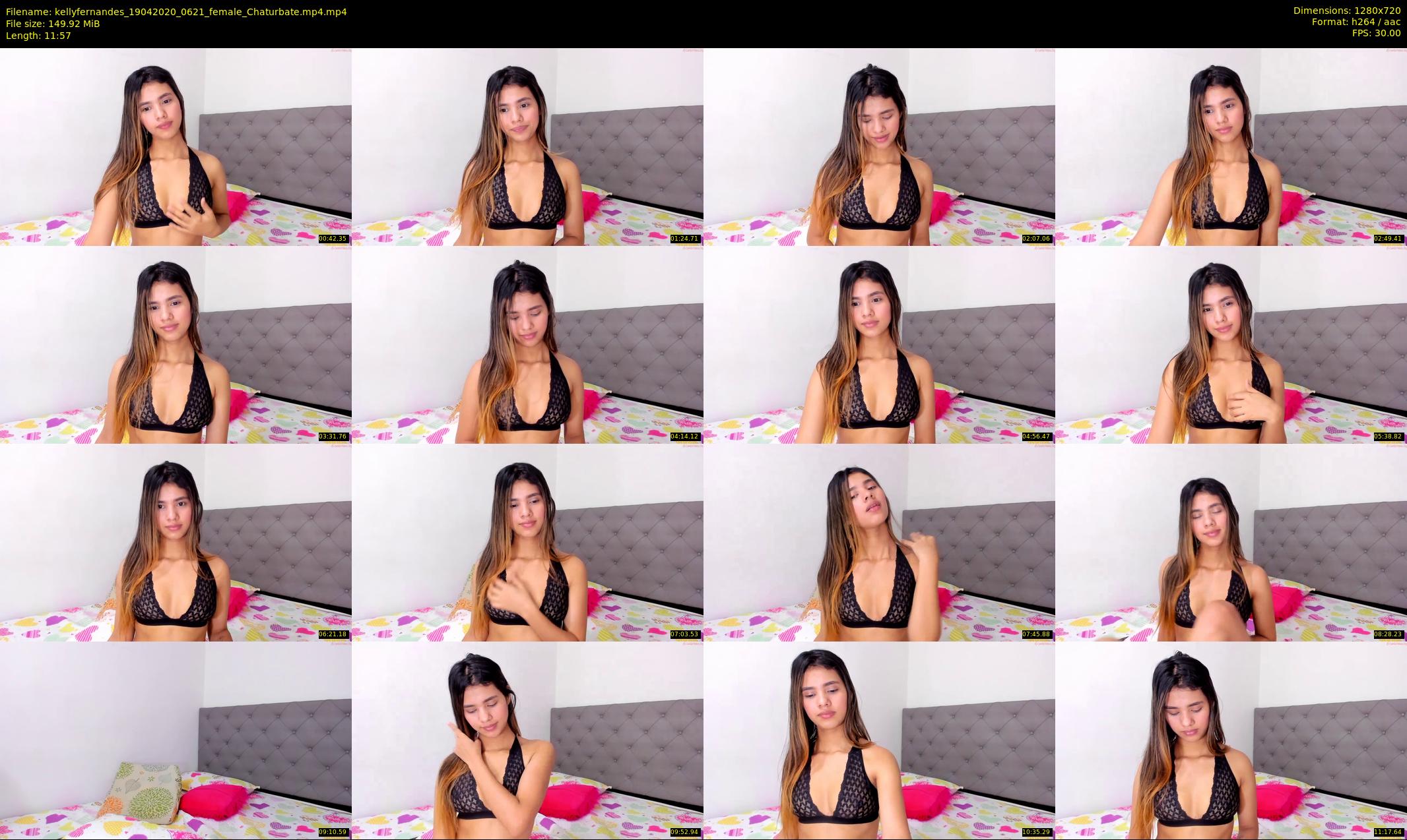 kellyfernandes — 12 minute Chaturbate female cam show recording, 720p, Apr 19, 2020