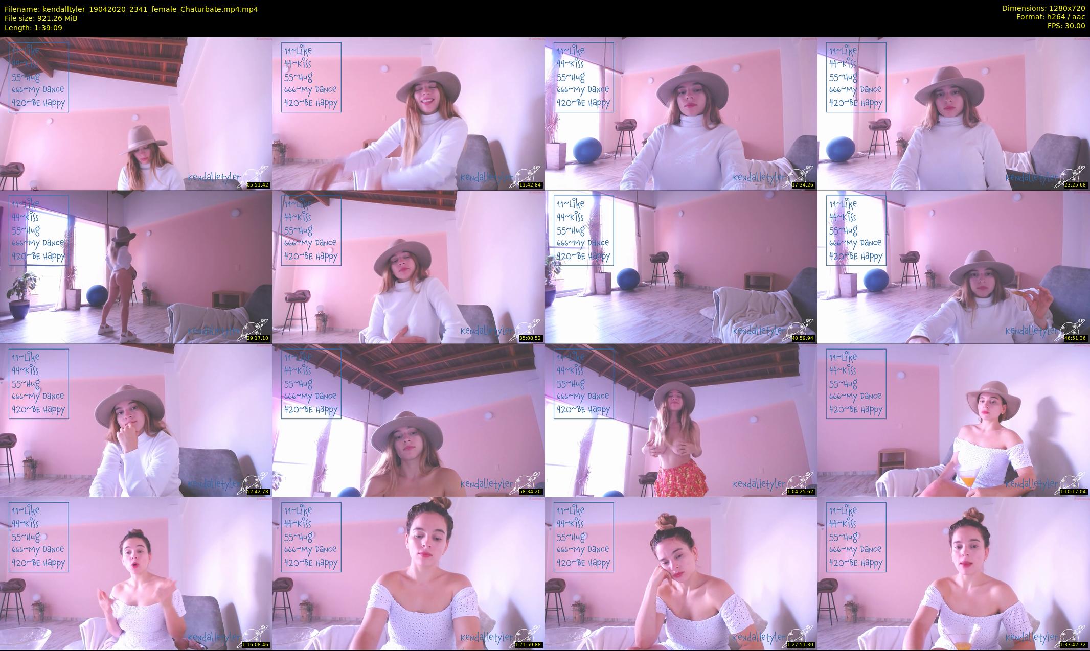 kendalltyler — 100 minute Chaturbate female cam show recording, 720p, Apr 19, 2020