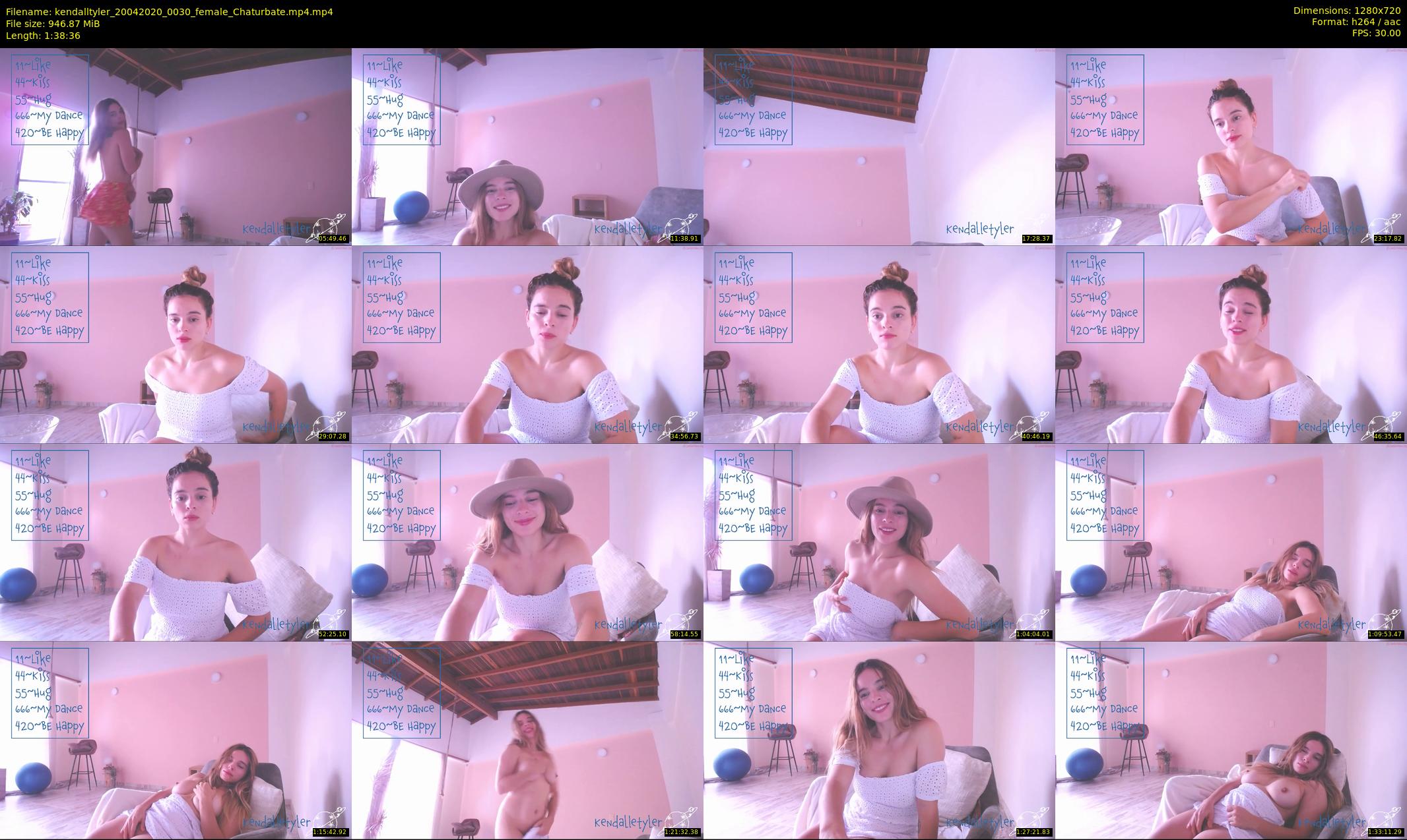 kendalltyler — 99 minute Chaturbate female cam show recording, 720p, Apr 20, 2020