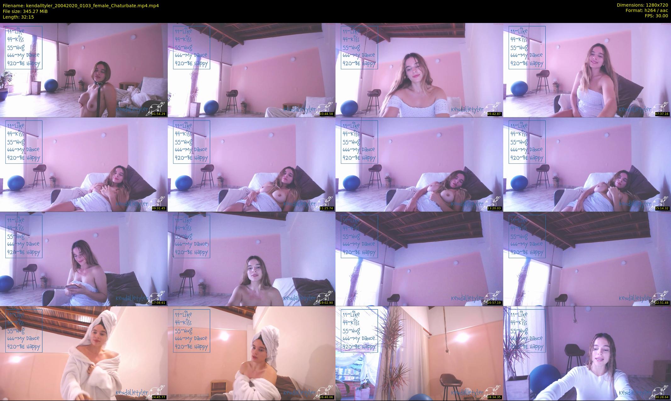 kendalltyler — 33 minute Chaturbate female cam show recording, 720p, Apr 20, 2020