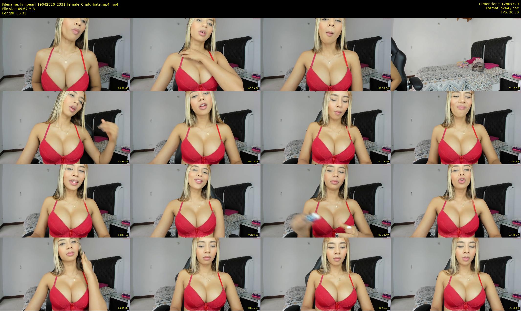 kmipearl — 6 minute Chaturbate female cam show recording, 720p, Apr 19, 2020