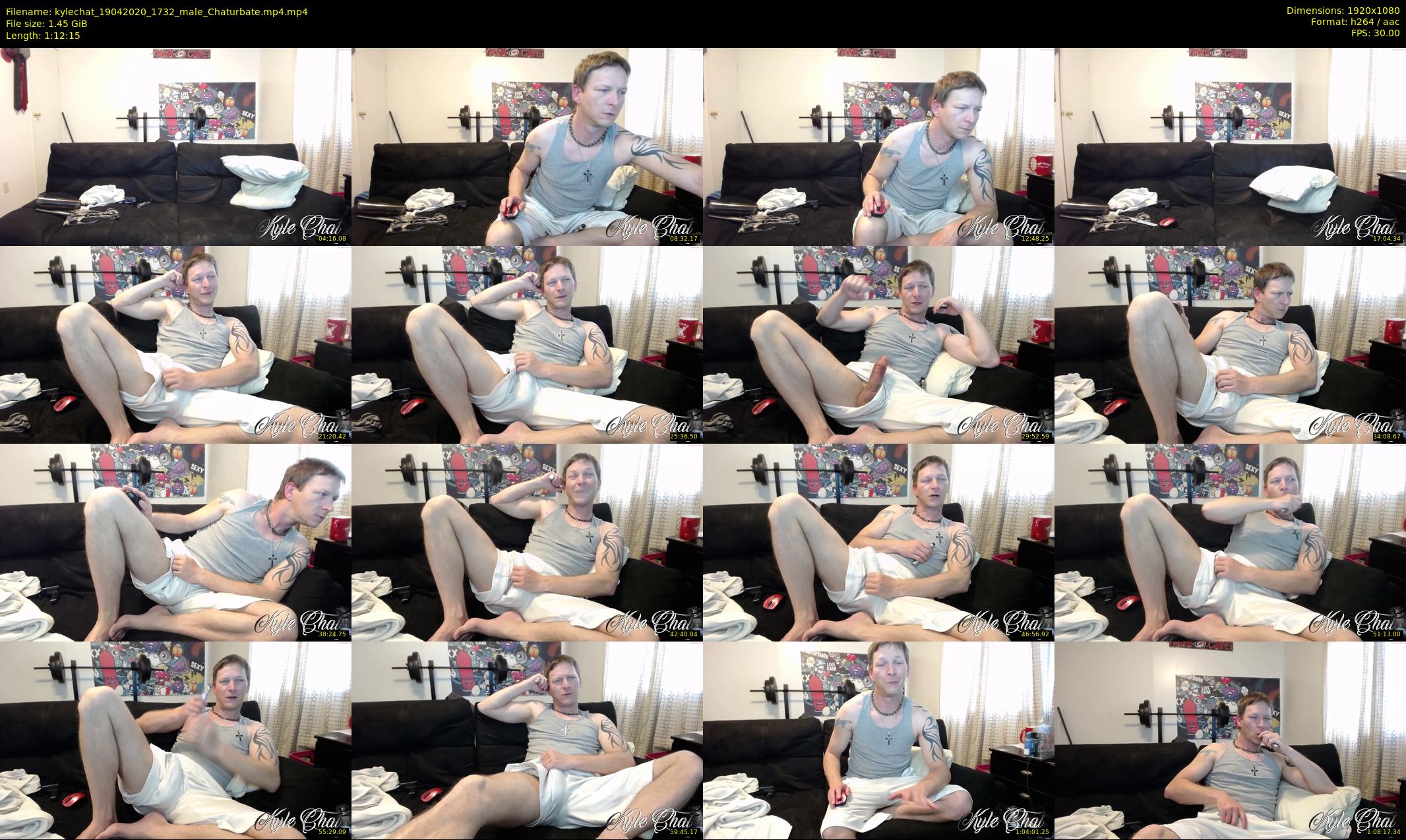 kylechat — 73 minute Chaturbate male cam show recording, 1080p, Apr 19, 2020