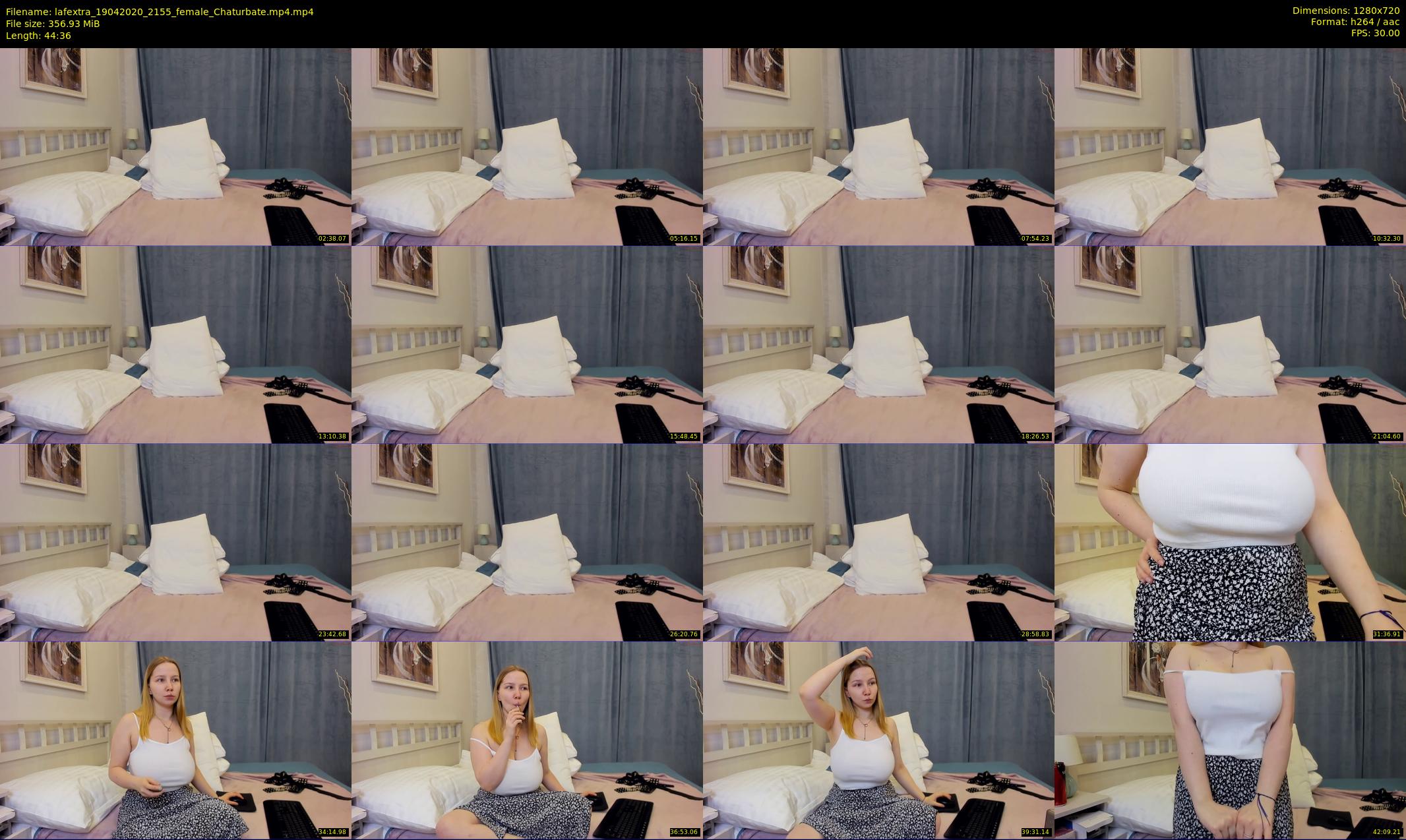 lafextra — 45 minute Chaturbate female cam show recording, 720p, Apr 19, 2020