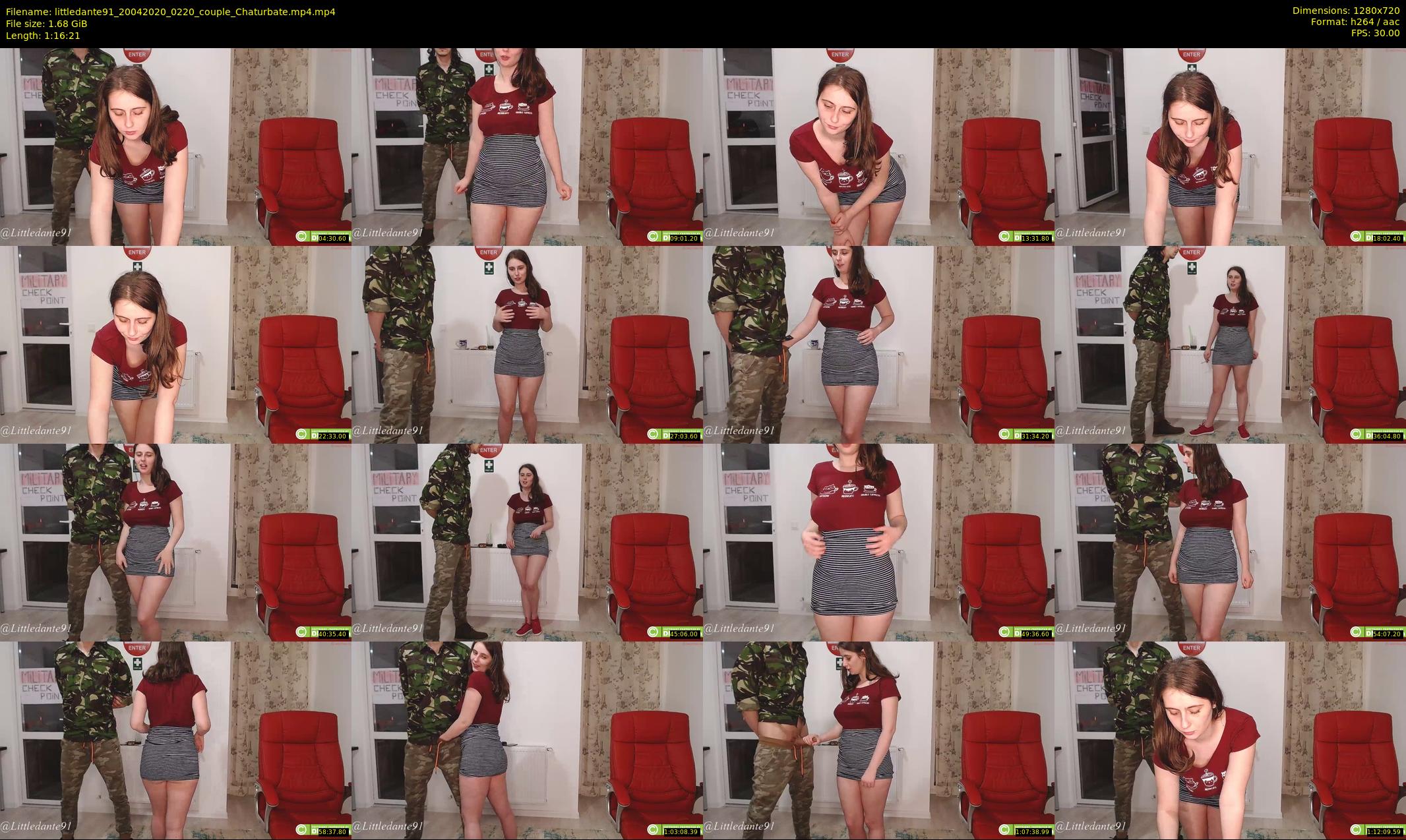 littledante91 — 77 minute Chaturbate couple cam show recording, 720p, Apr 20, 2020