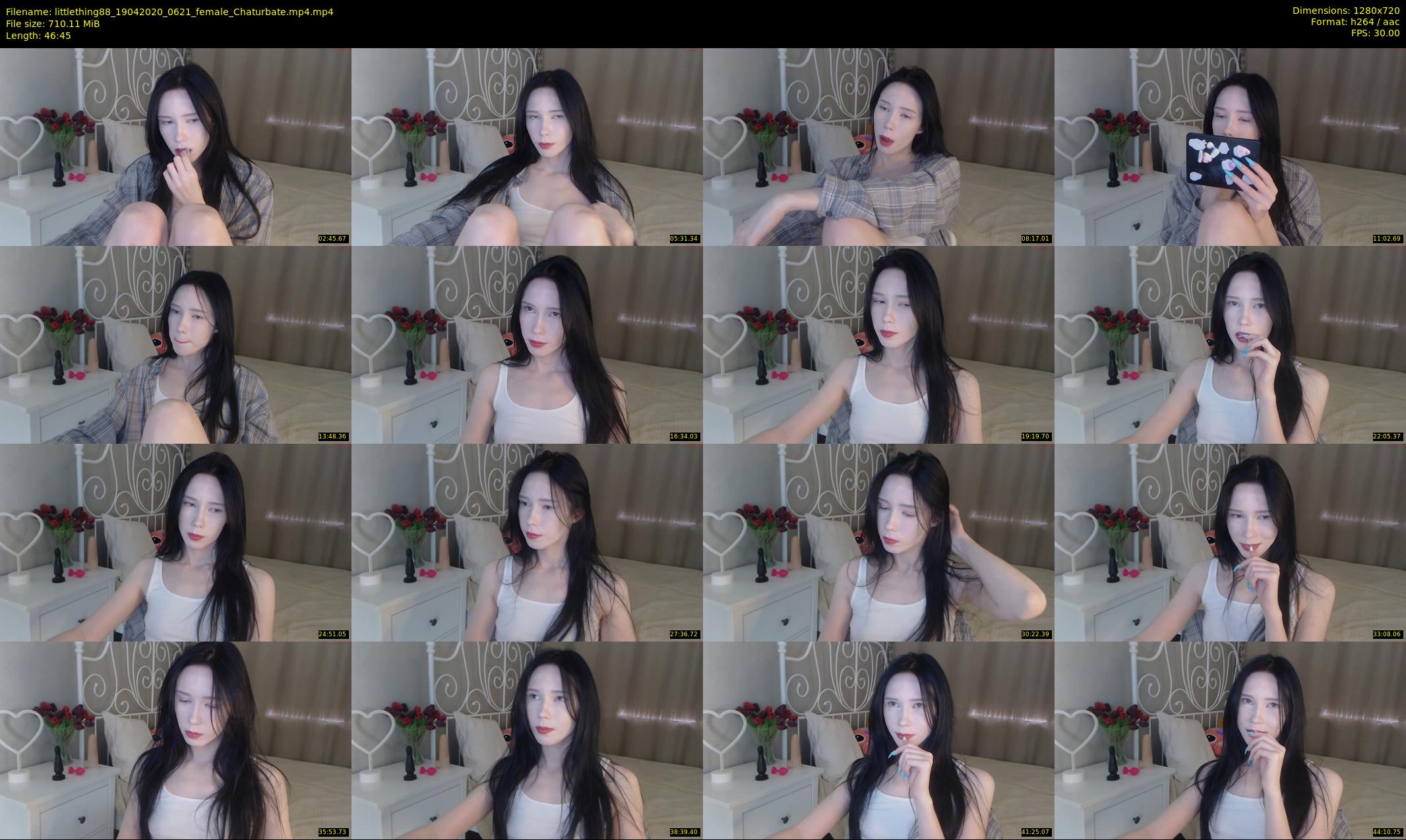 littlething88 — 47 minute Chaturbate female cam show recording, 720p, Apr 19, 2020
