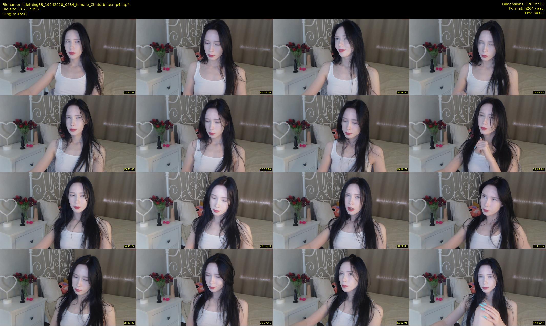 littlething88 — 47 minute Chaturbate female cam show recording, 720p, Apr 19, 2020