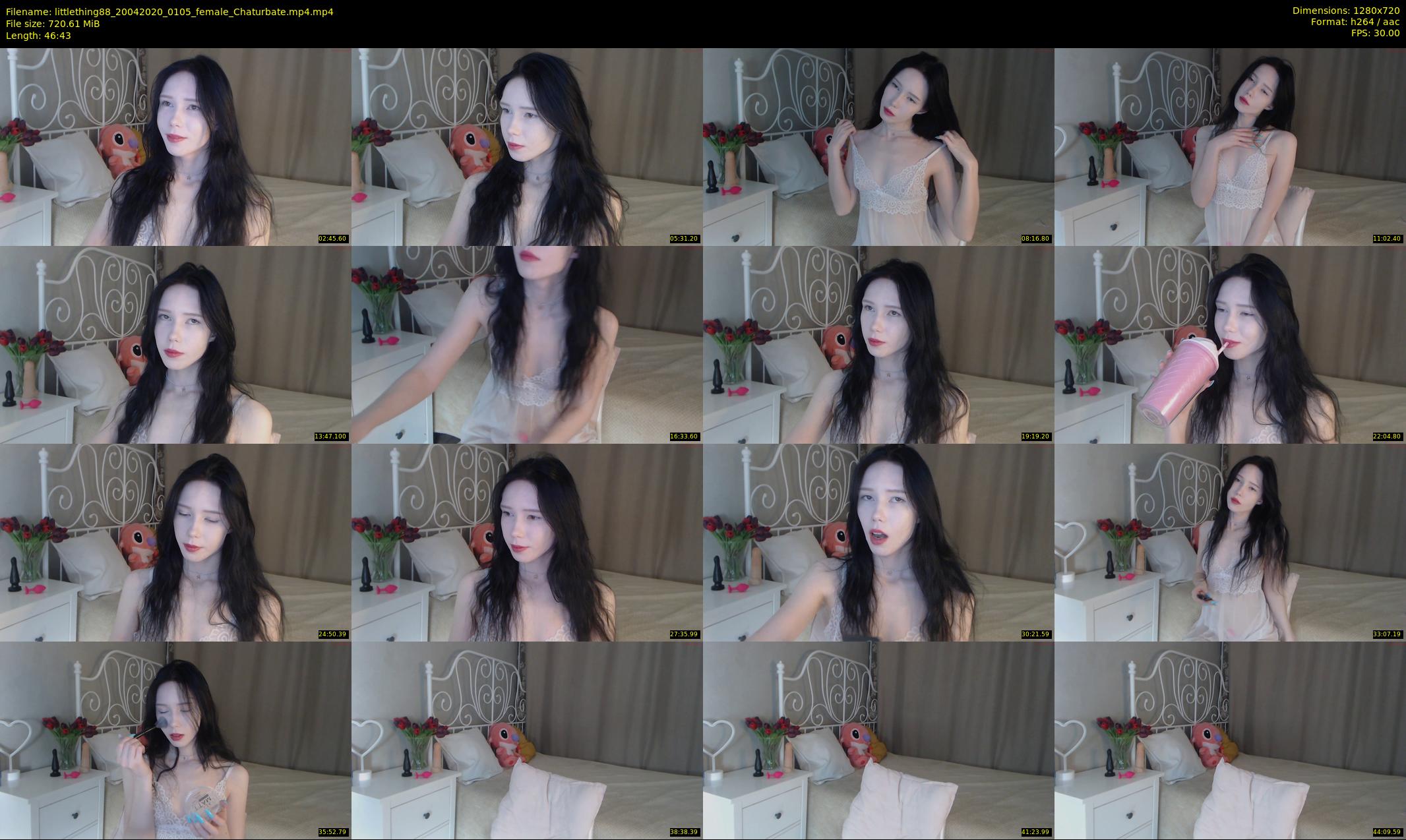 littlething88 — 47 minute Chaturbate female cam show recording, 720p, Apr 20, 2020