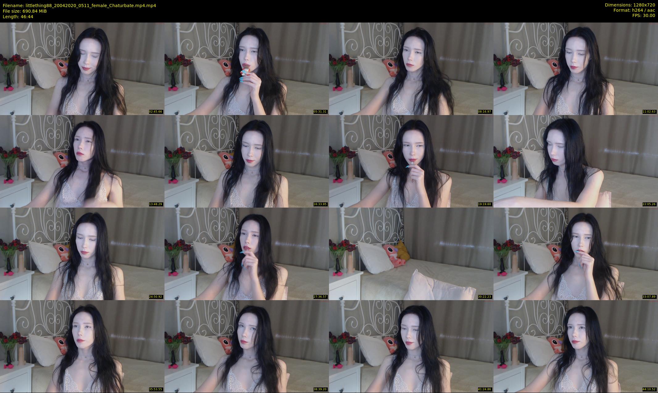littlething88 — 47 minute Chaturbate female cam show recording, 720p, Apr 20, 2020