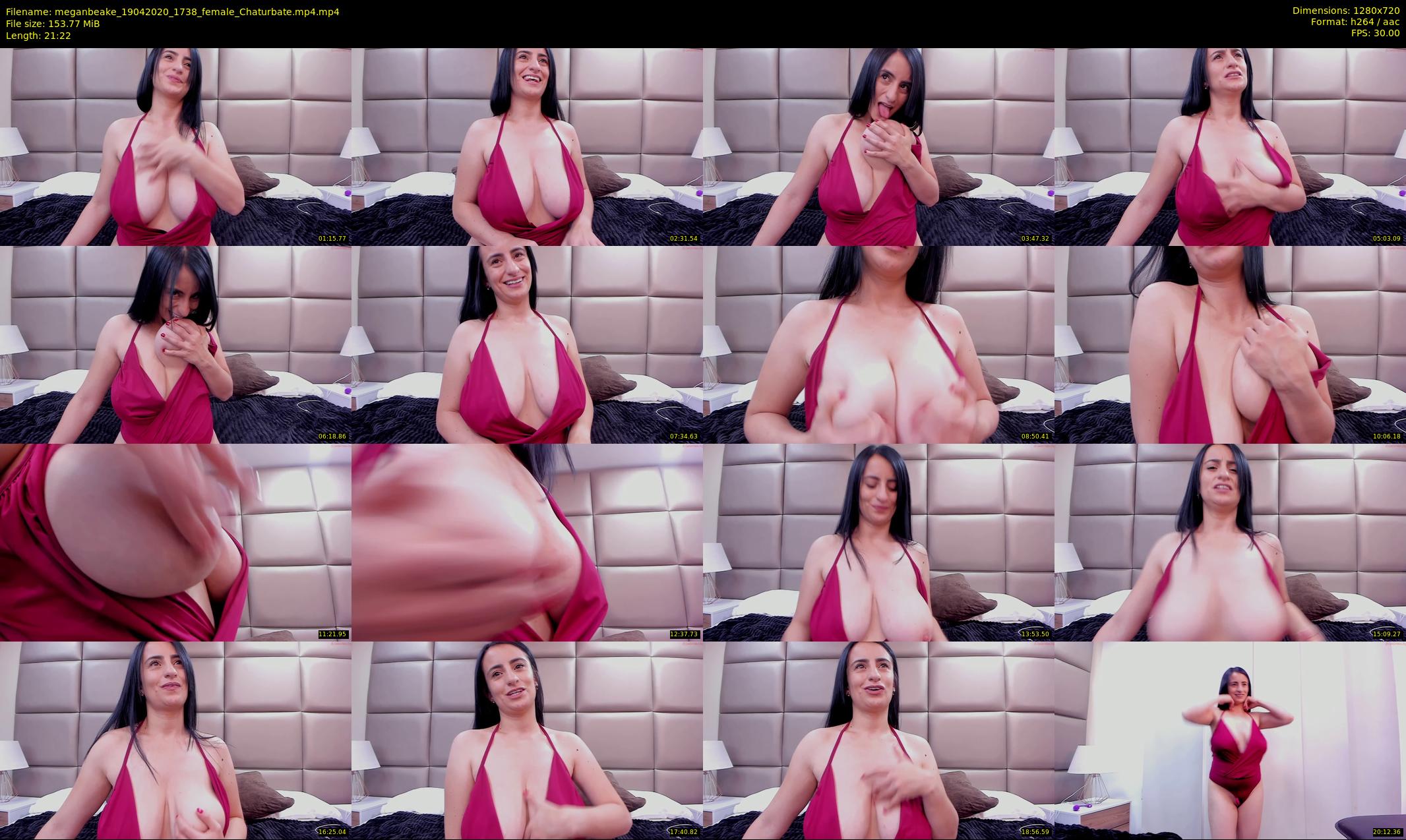 meganbeake — 22 minute Chaturbate female cam show recording, 720p, Apr 19, 2020