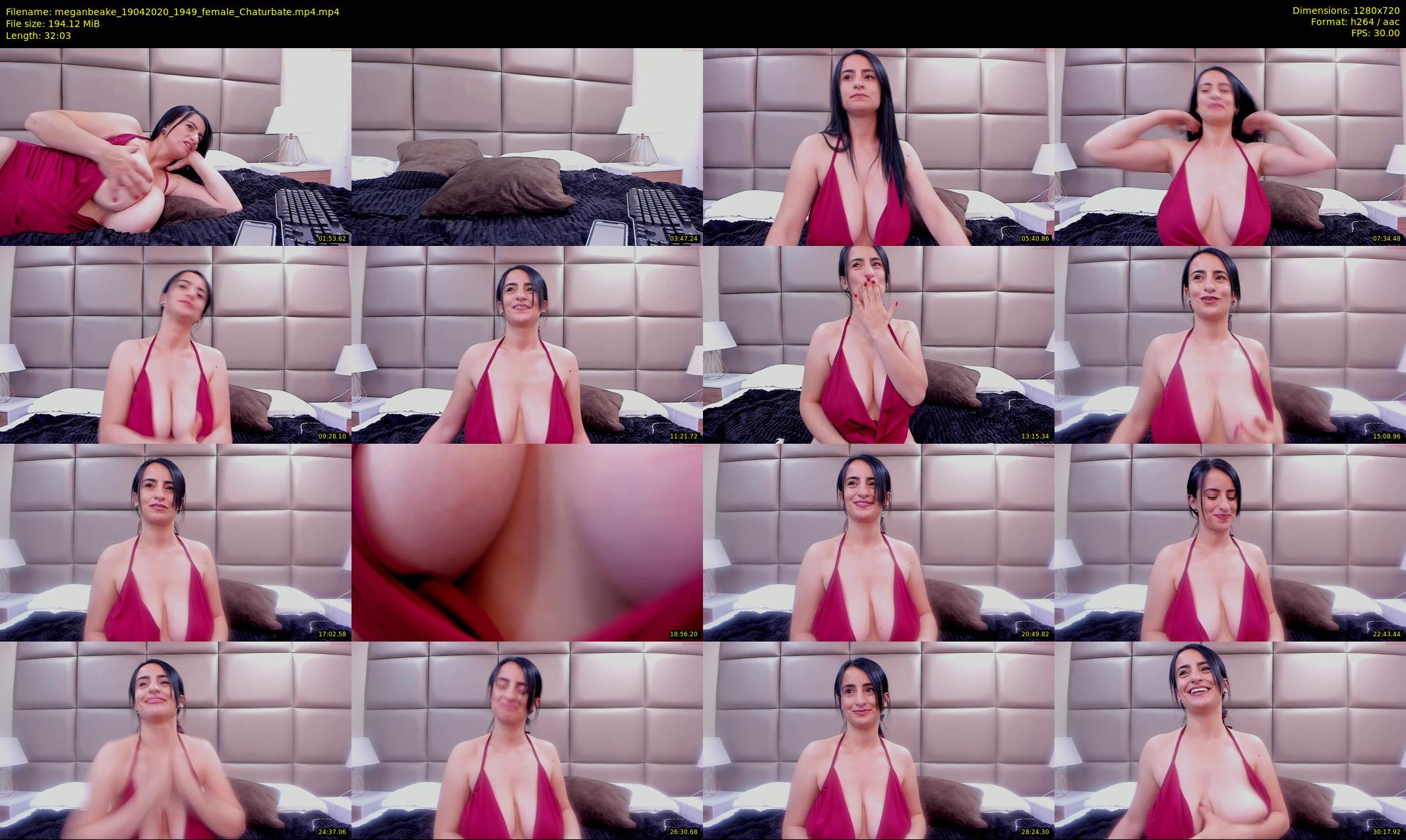 meganbeake — 33 minute Chaturbate female cam show recording, 720p, Apr 19, 2020