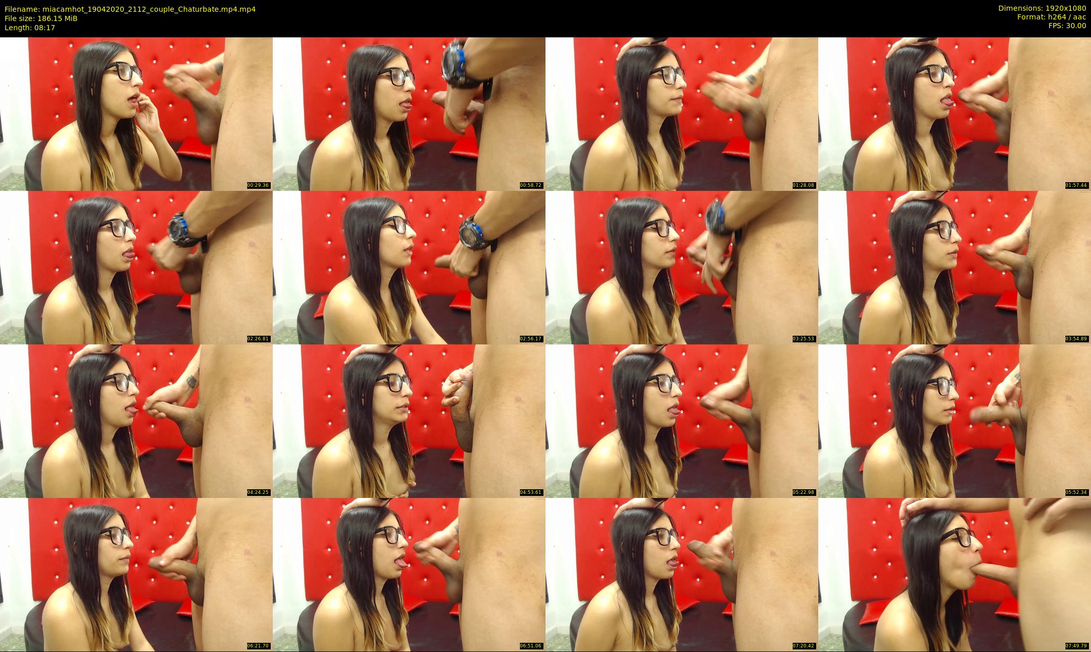 miacamhot — 9 minute Chaturbate couple cam show recording, 1080p, Apr 19, 2020