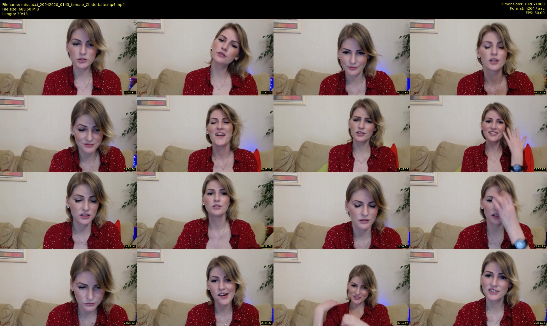 misslucci — 31 minute Chaturbate female cam show recording, 1080p, Apr 20, 2020