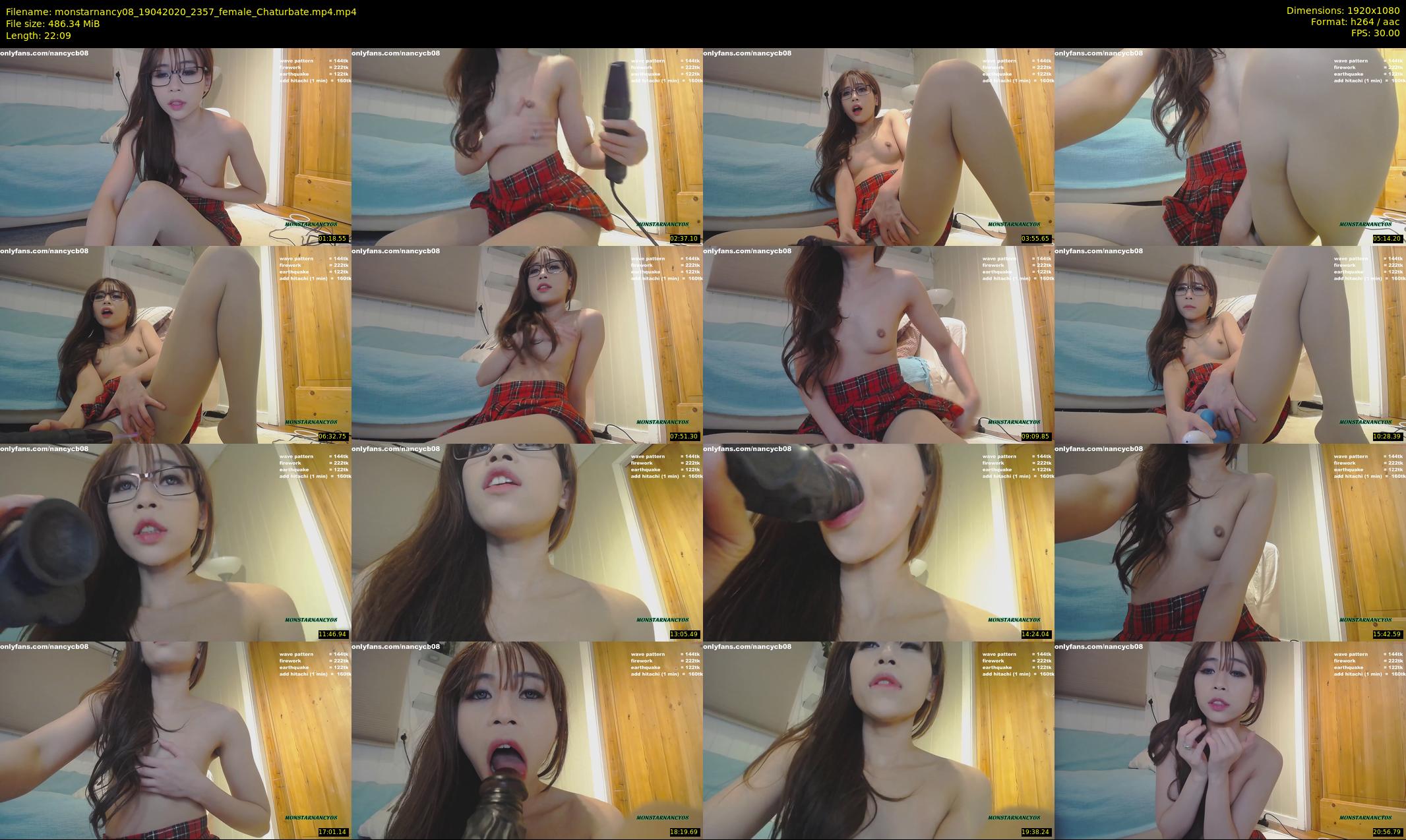 monstarnancy08 — 23 minute Chaturbate female cam show recording, 1080p, Apr 19, 2020