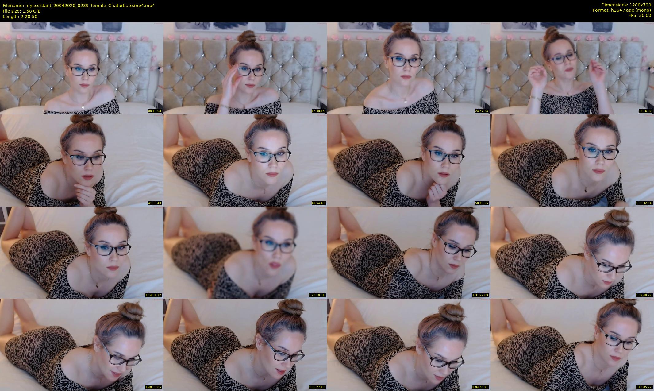 myassistant — 141 minute Chaturbate female cam show recording, 720p, Apr 20, 2020