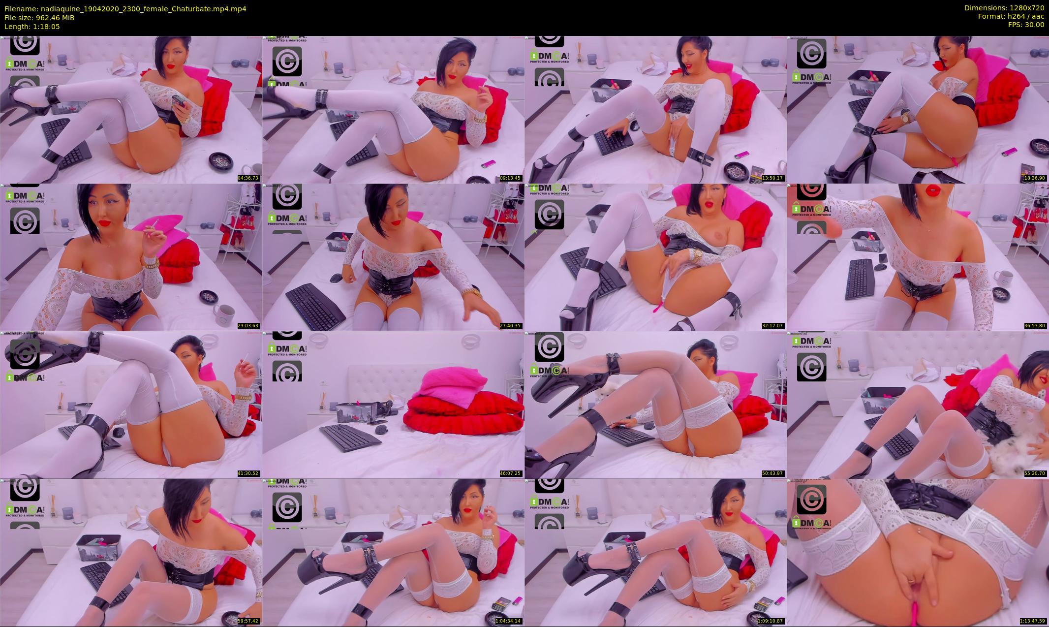 nadiaquine — 79 minute Chaturbate female cam show recording, 720p, Apr 19, 2020
