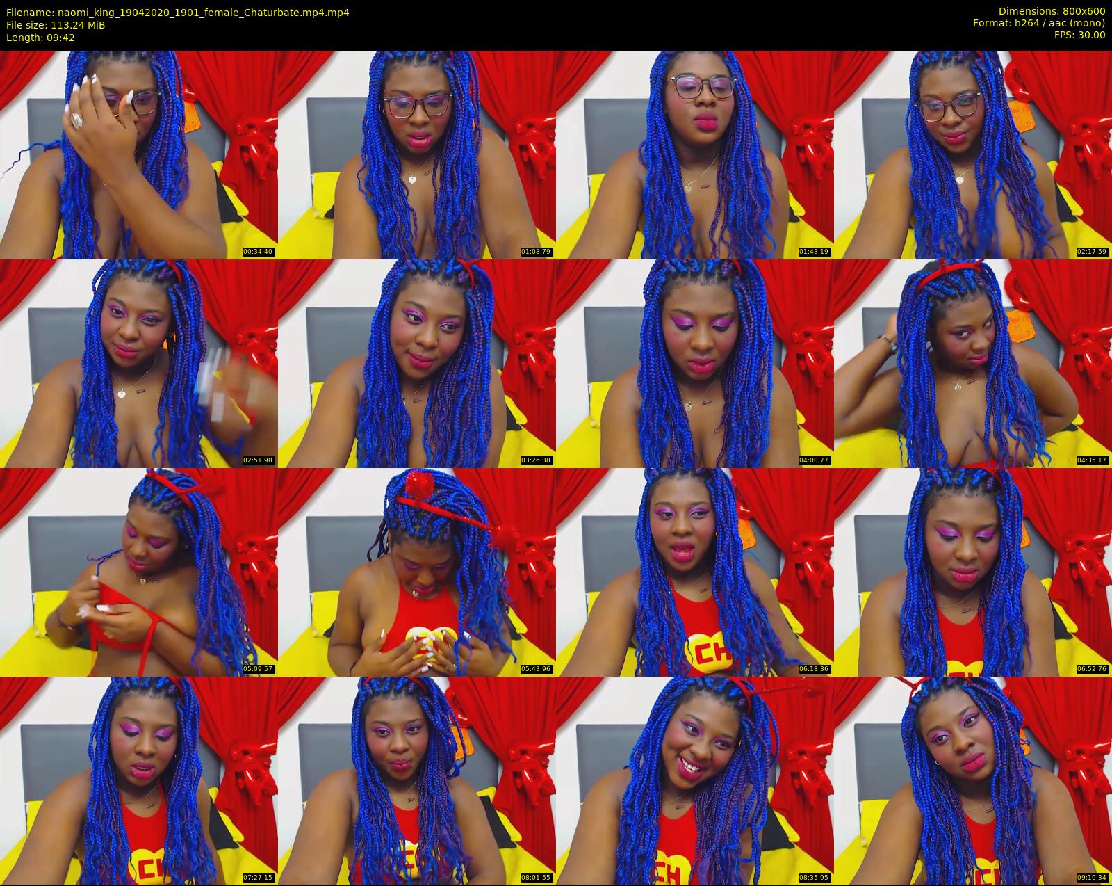 naomi_king — 10 minute Chaturbate female cam show recording, 480p, Apr 19, 2020